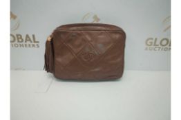 RRP £2300 Chanel Tassle Camera Bag Brown Calf Leather (Aao7818) Grade A