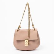 RRP £1685 Chloe Pink Drew Chain Shoulder Bag AAQ3934 Grade A (Please Contact Us Direct For Shipping,