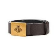 RRP £1540 Gucci Bee Belt in Brown - EAG3127 - Grade AA Please Contact Us Directly For Shipping Items
