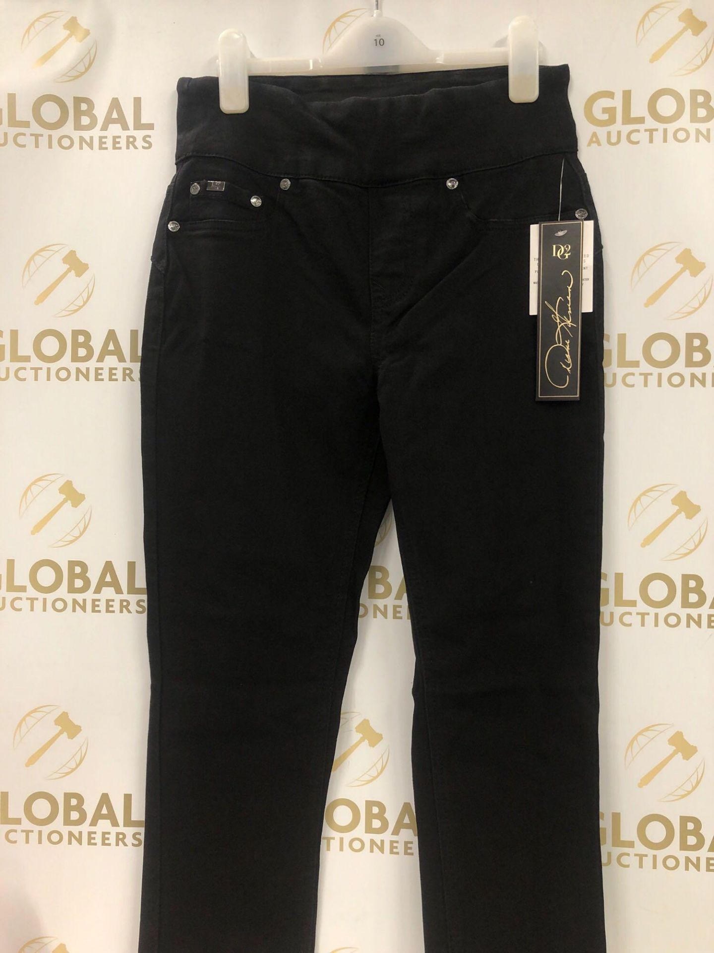(Ar) RRP £300 Lot To Contain 10X Brand New Bagged And Tagged Dg2 Jeans By Diane Gilman In Black,