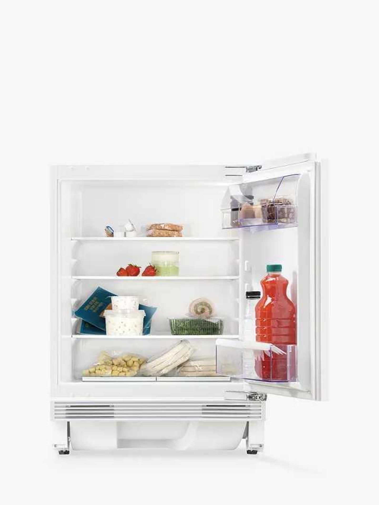 RRP £300 Zanussi Zqa14031Dv Integrated Built Under Larder Fridge, A+ Energy Rating, 60Cm Wide