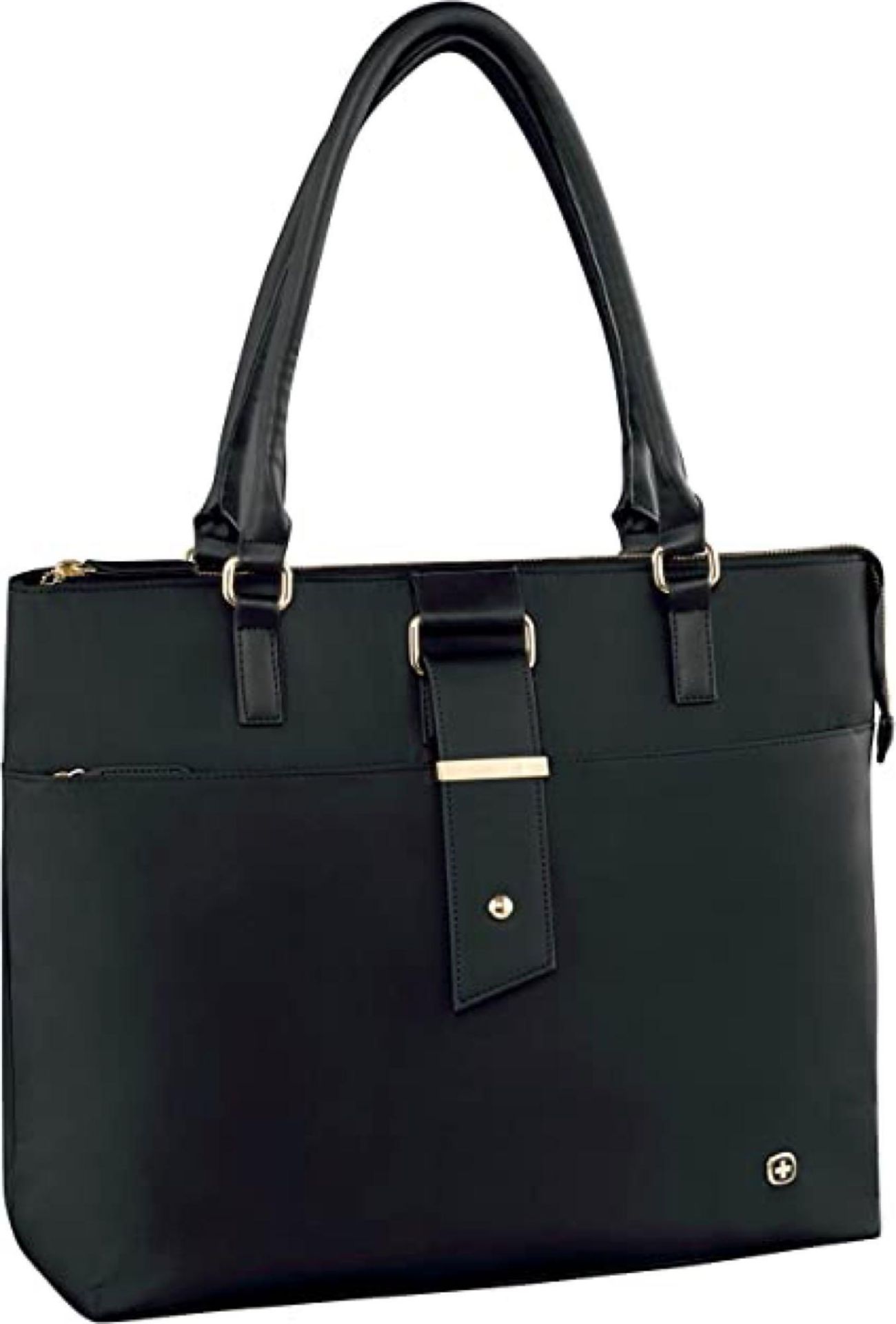 RRP £120 Combined Lot To Contain 2X Wenger Black Faux Leather Shoulder Bags - Image 2 of 2