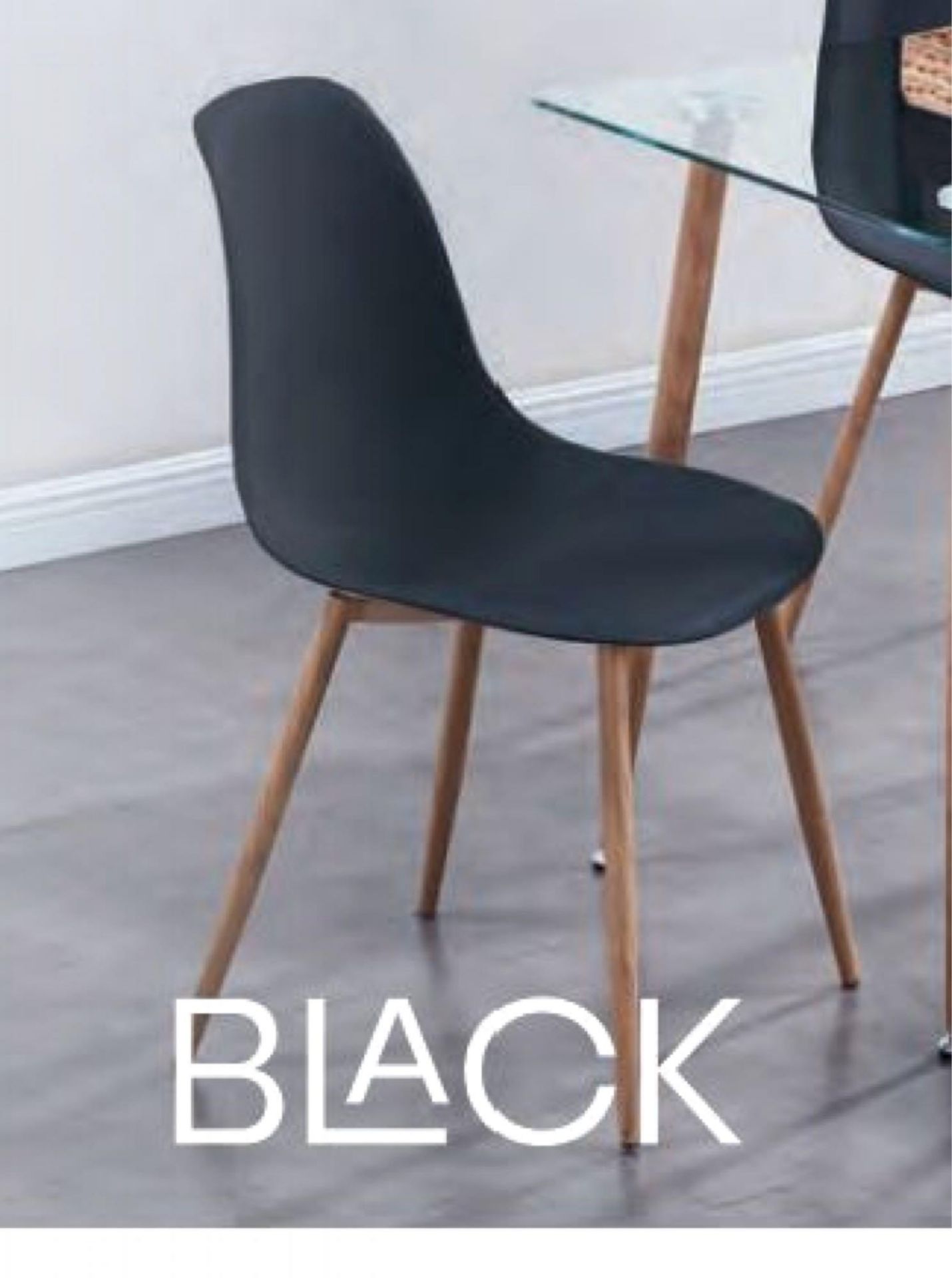 (Ar) RRP £250 Boxed Set Of 2 Draven Side Dinning Chairs.