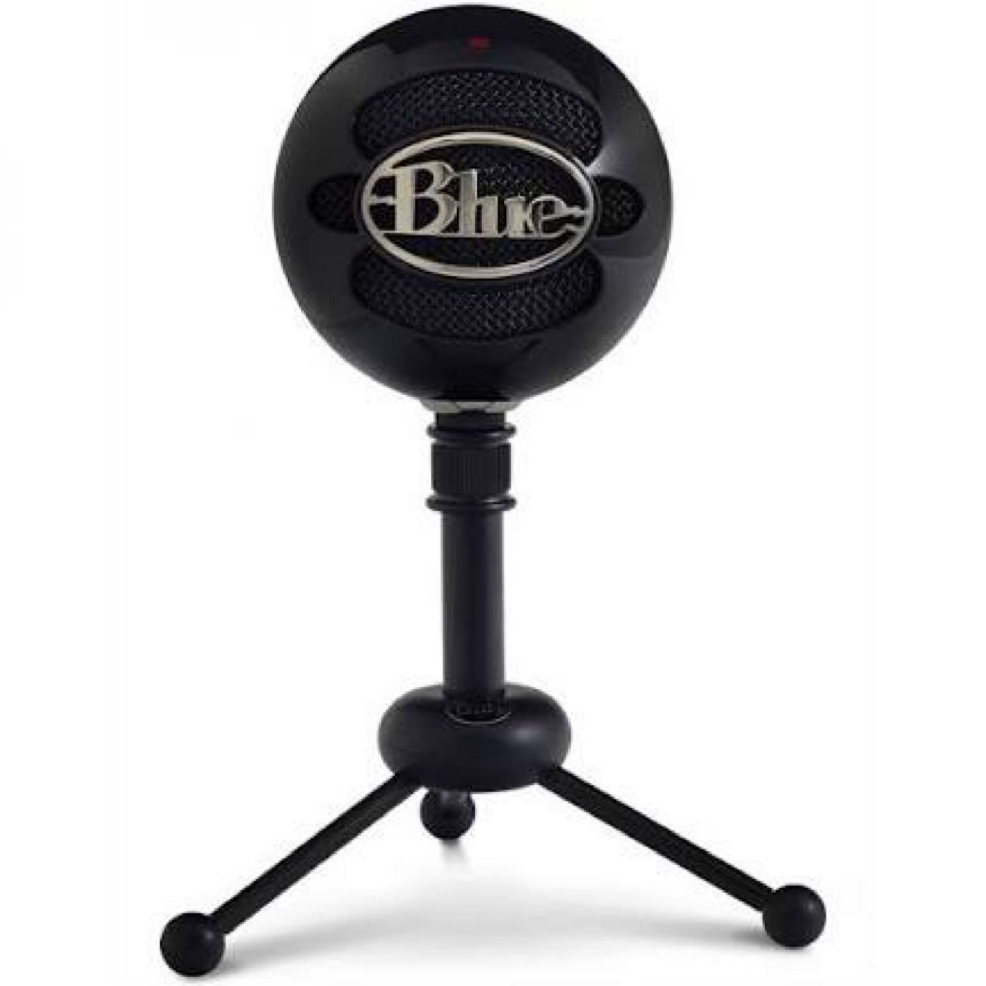 RRP £80 Boxed Blue Snowball Ice Black Edition Plug And Play Usb Microphone