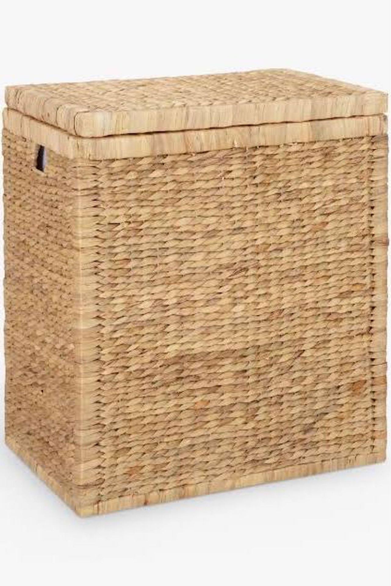 RRP £85 Boxed John Lewis And Partners Water Hyacinth Double Laundry Basket