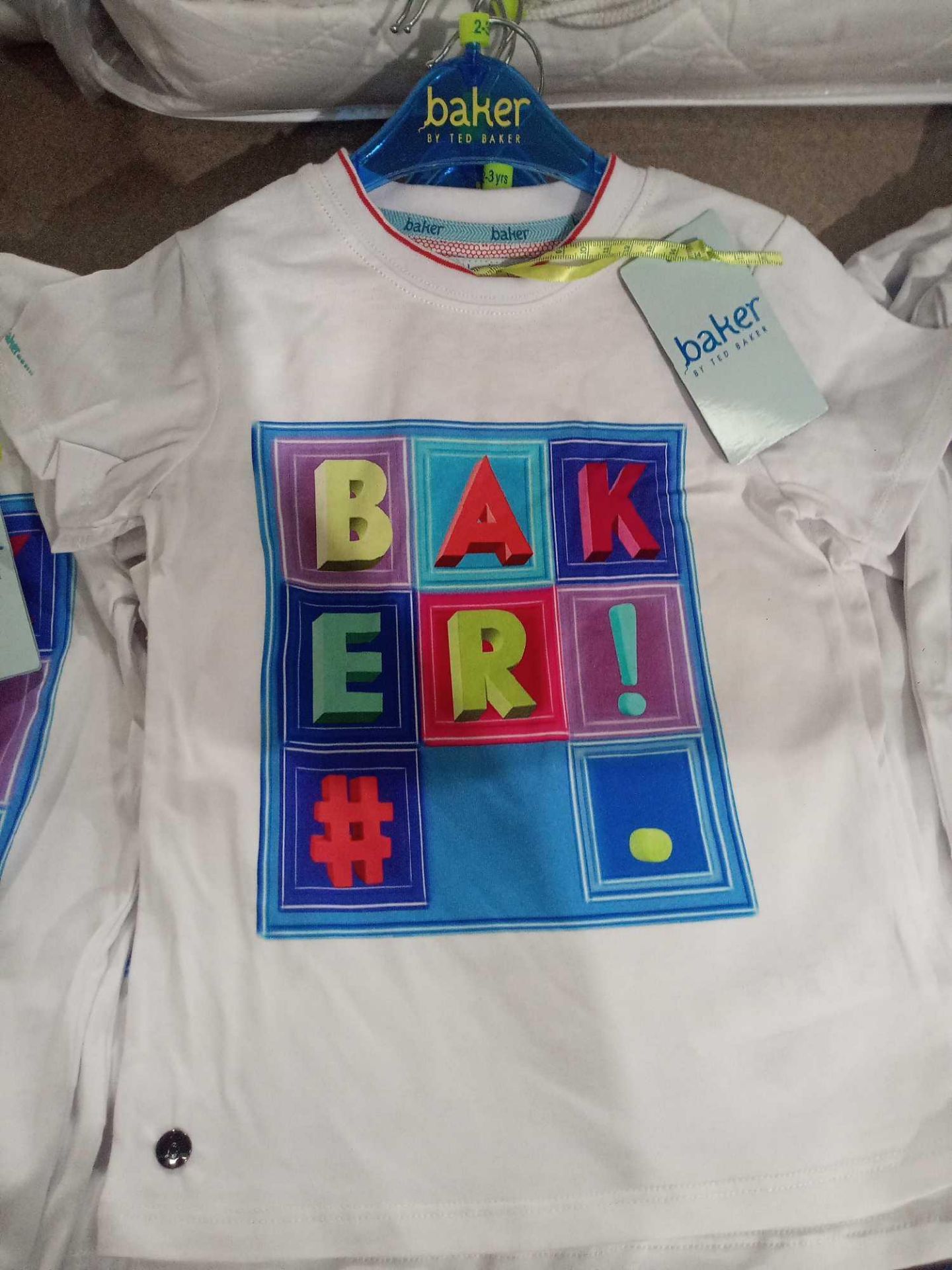 RRP £100 Combined Lot To Contain 5X Ted Baker Childrens T Shirts
