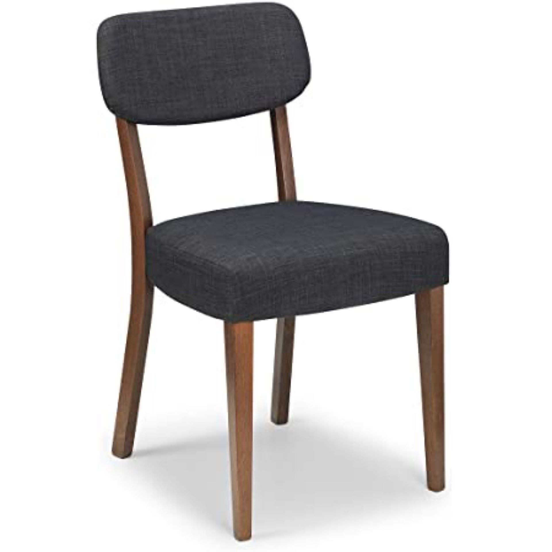 (Ar)RRP £200 Boxed Farringdon Chair Far001 In Walnut, Set Of Two.