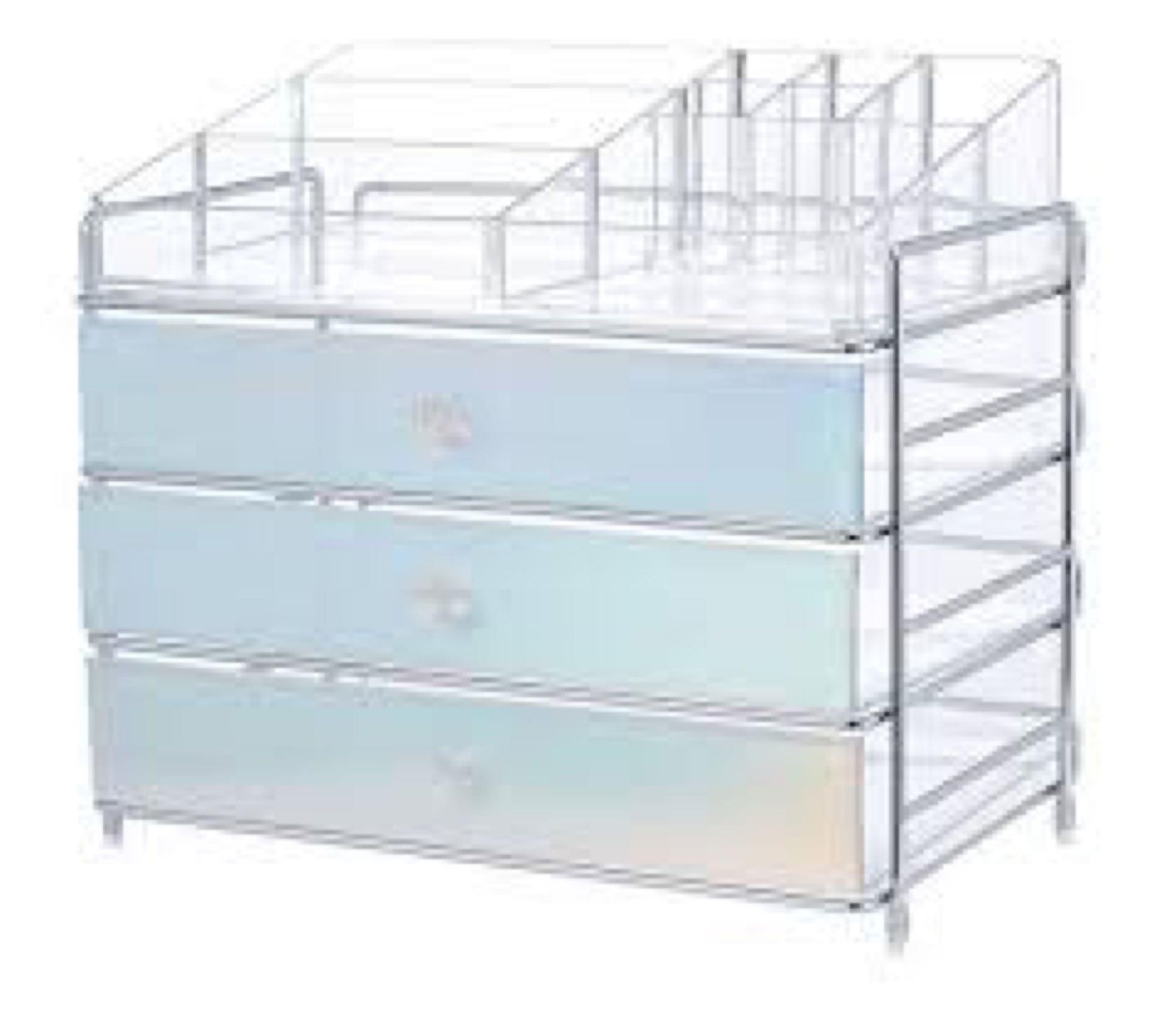 Combined RRP £150 Lot To Contain 2 Tili 3 Draw Accessories Storage Sets In Silver And A Julien McDon - Image 2 of 2