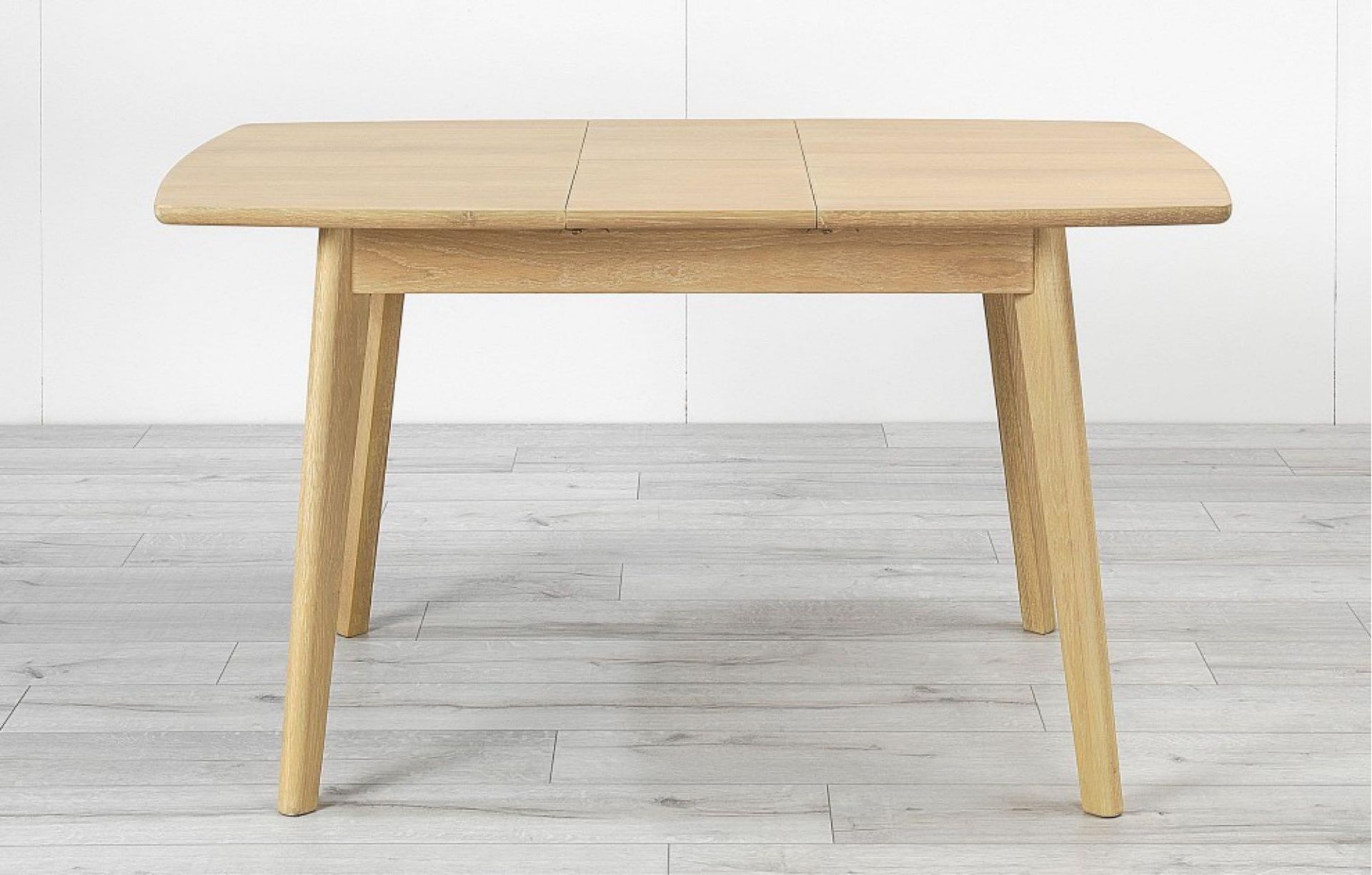 RRP £280 Boxed Block Extendable Dining Table White/Oak