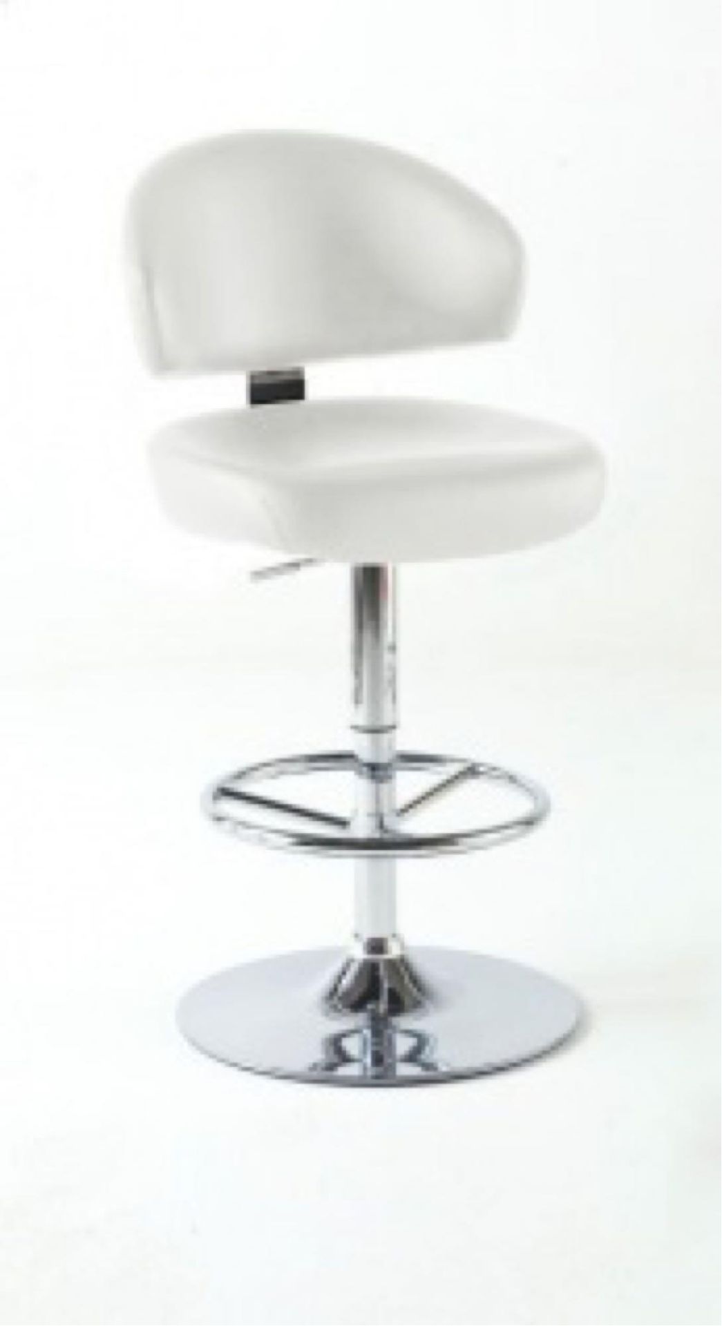 RRP £150 Boxed Big Brockert Bar Stool In White