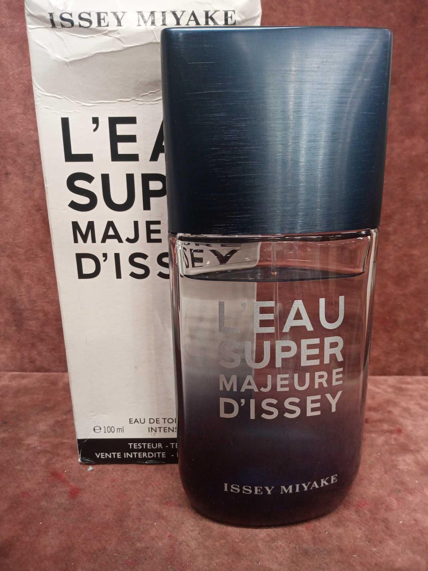 (Jb) RRP £75 Boxed 100Ml Tester Bottle Of Issey Miyake L Eau Super Majeure D Issey Eau De Toilette S