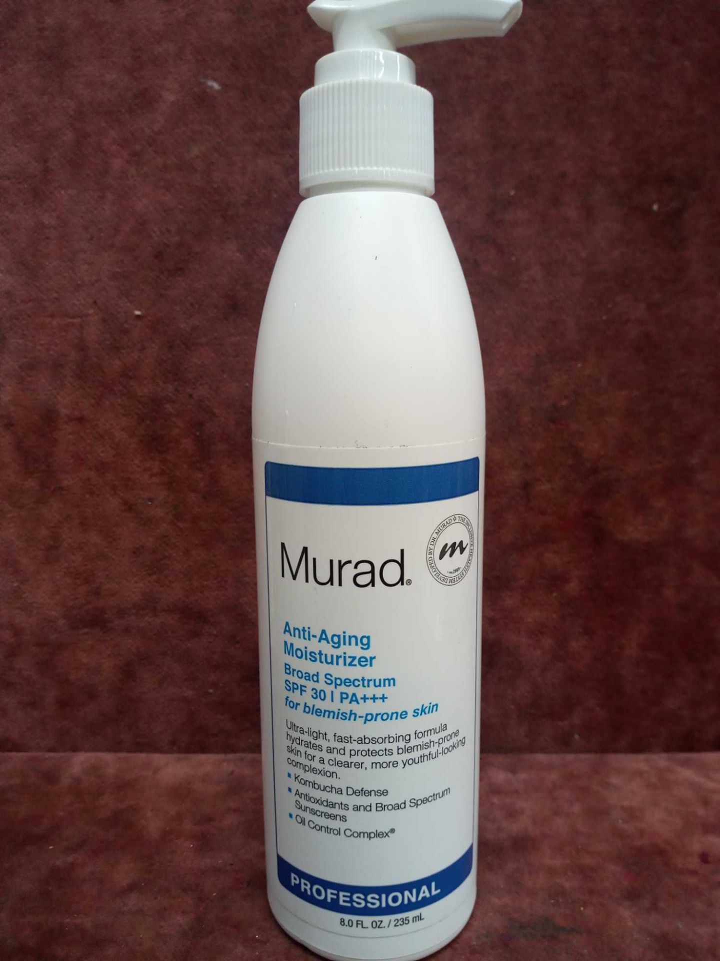(Jb) RRP £235 Lot To Contain 1 Tester Of Extra Large Salon Size 235Ml Murad Anti-Aging Moisturizer B
