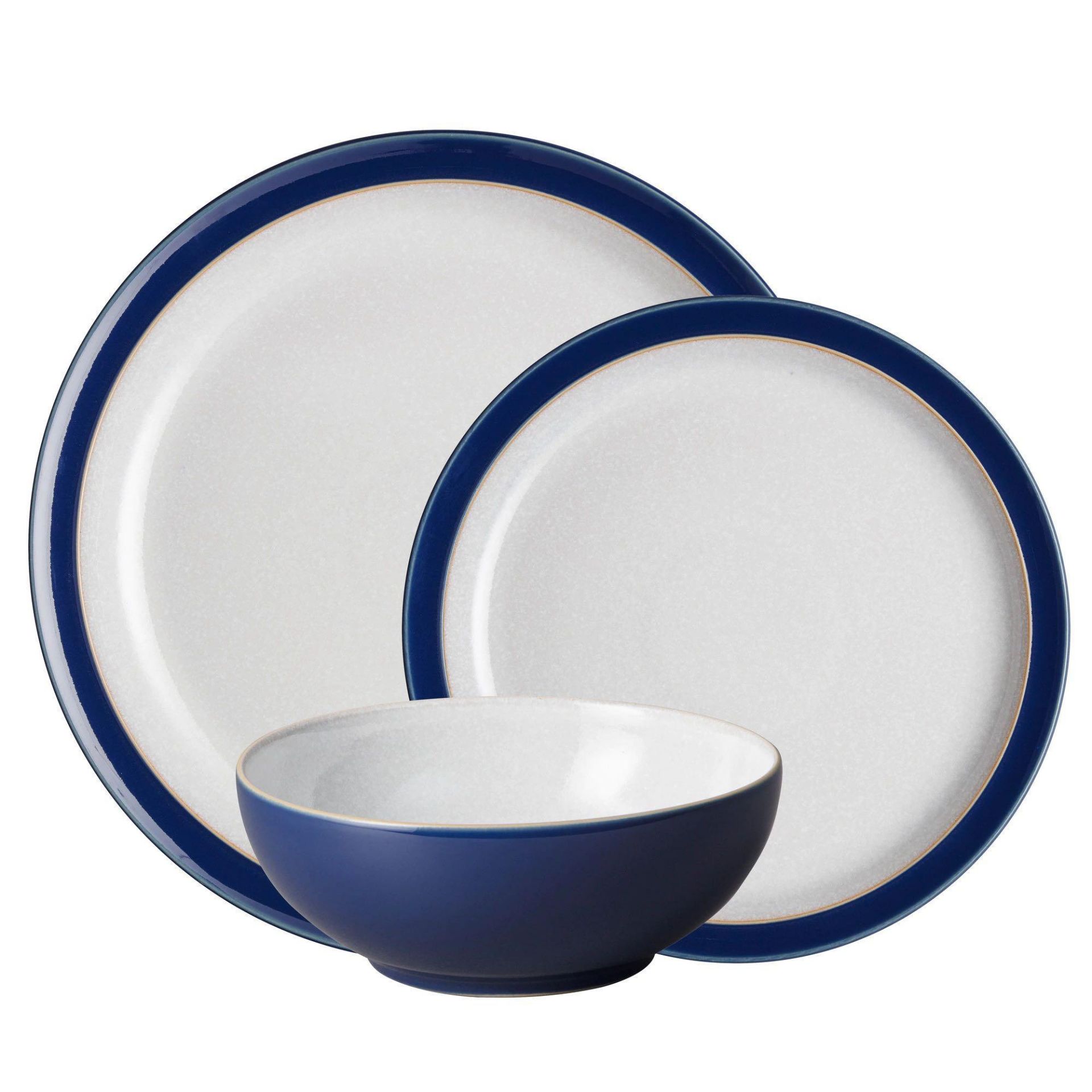RRP £175 Boxed Denby Collection Halo Dinner Set