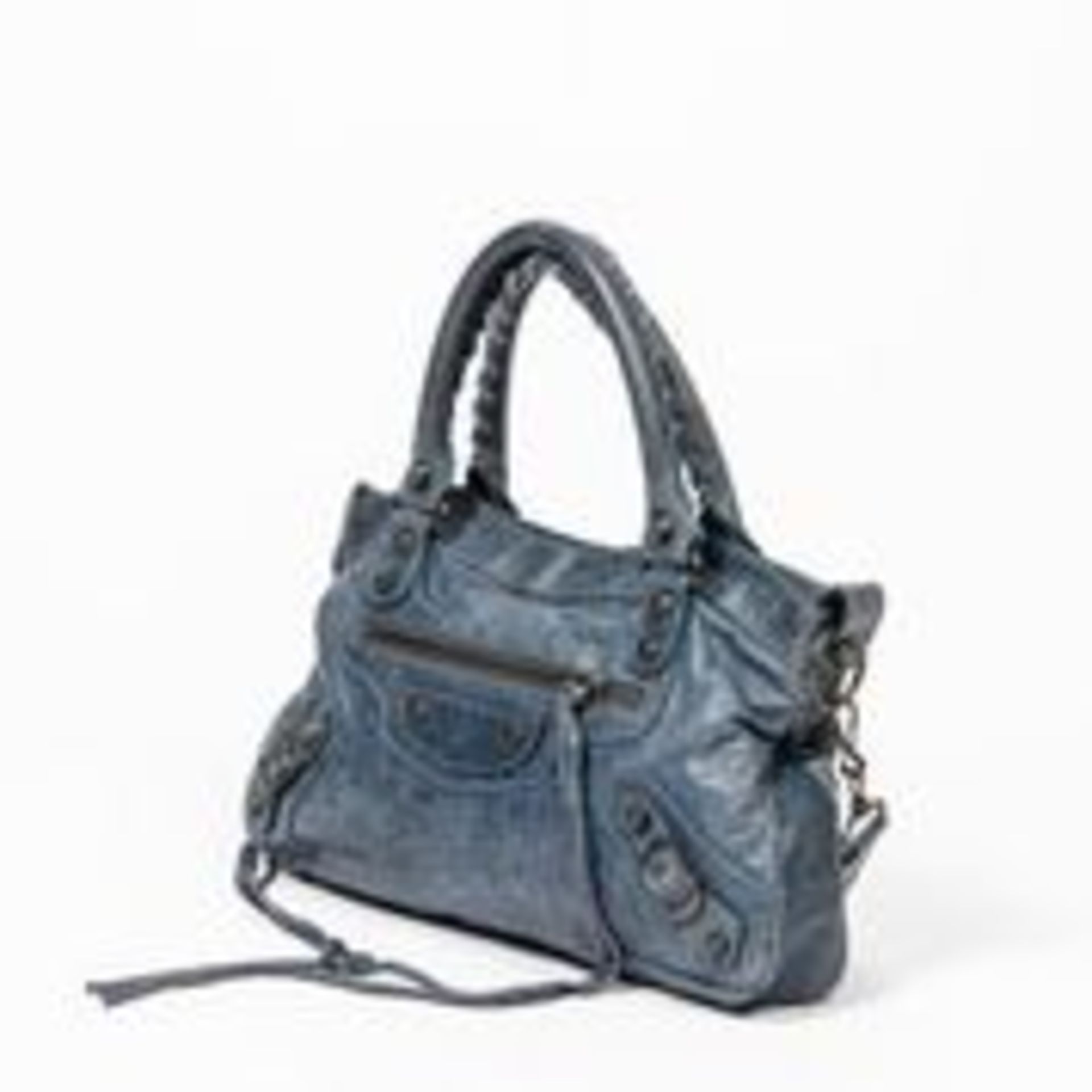 RRP £1560 Balenciaga Arena First Ocean Blue Hand Bag AAN7151 Grade A - Please Contact Us Directly - Image 2 of 4