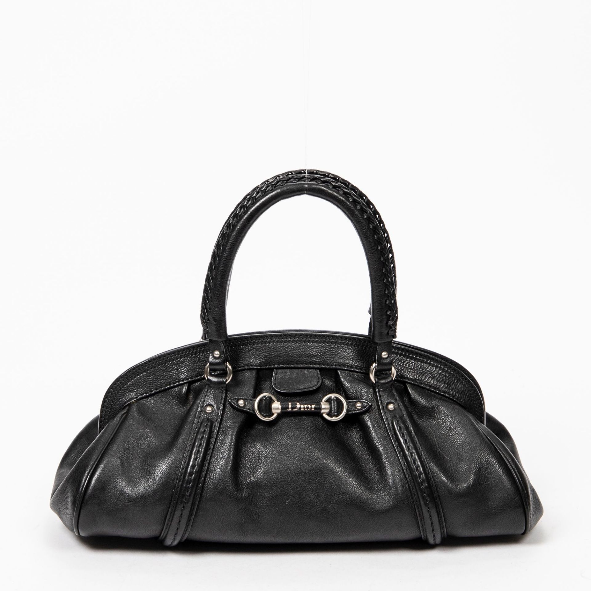 RRP £1890 Dior Braided Handle Black Shoulder Bag AAN0984 Grade A (Please Contact Us Direct For