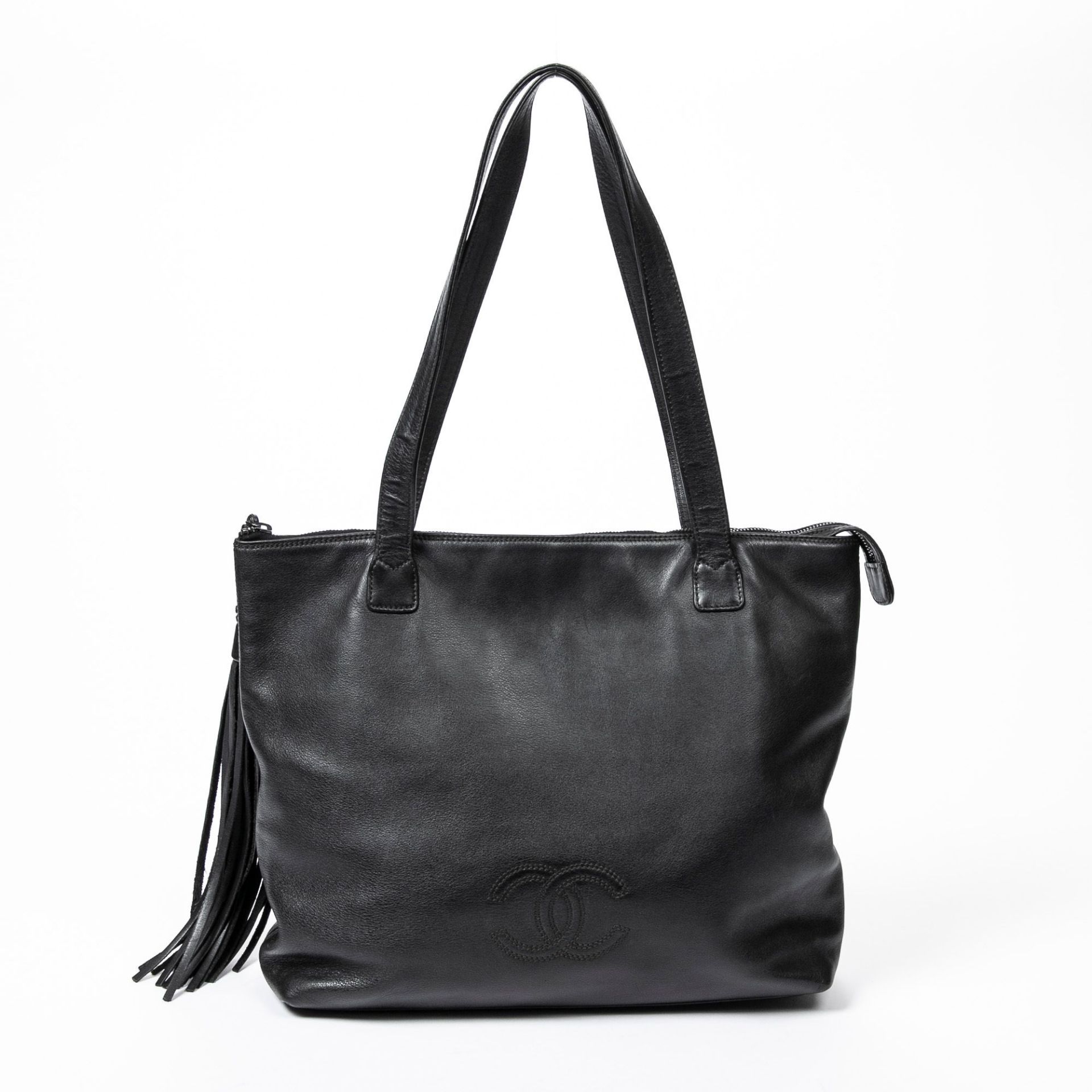 RRP £2800 Chanel Large Tassel Tote in Black AAO5533 - Grade A Please Contact Us Directly For