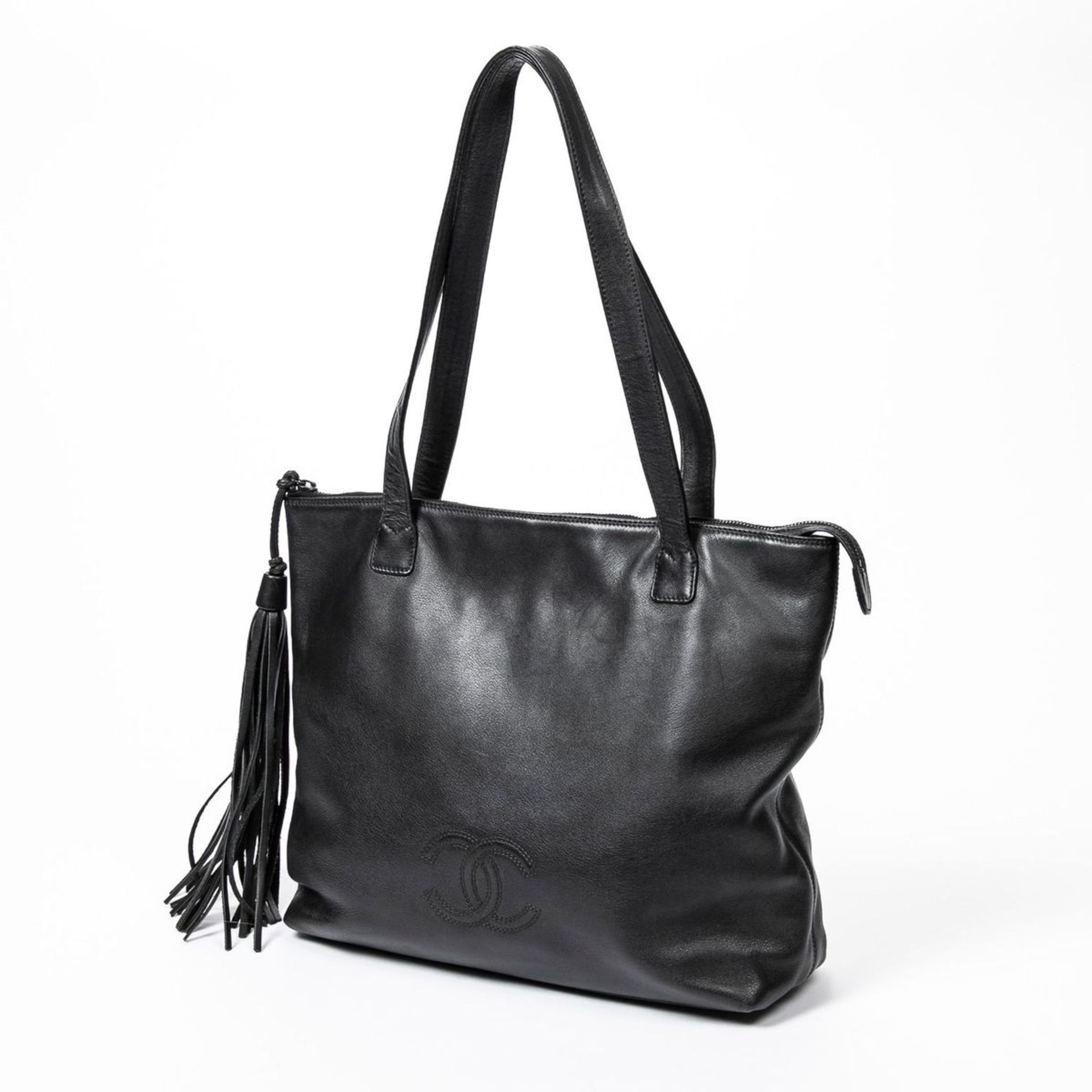 RRP £2800 Chanel Large Tassel Tote in Black AAO5533 - Grade A Please Contact Us Directly For - Image 2 of 3