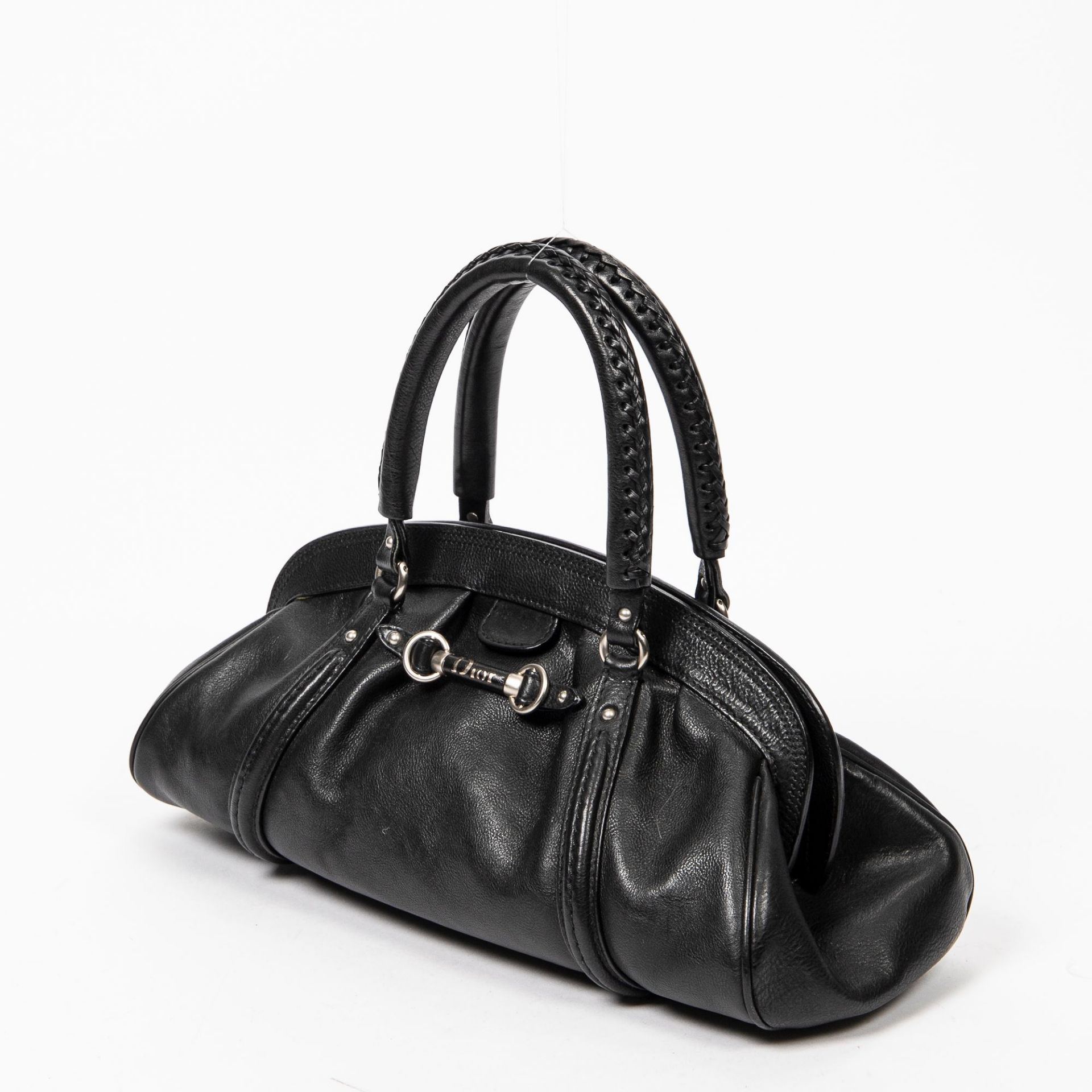 RRP £1890 Dior Braided Handle Black Shoulder Bag AAN0984 Grade A (Please Contact Us Direct For - Image 2 of 3