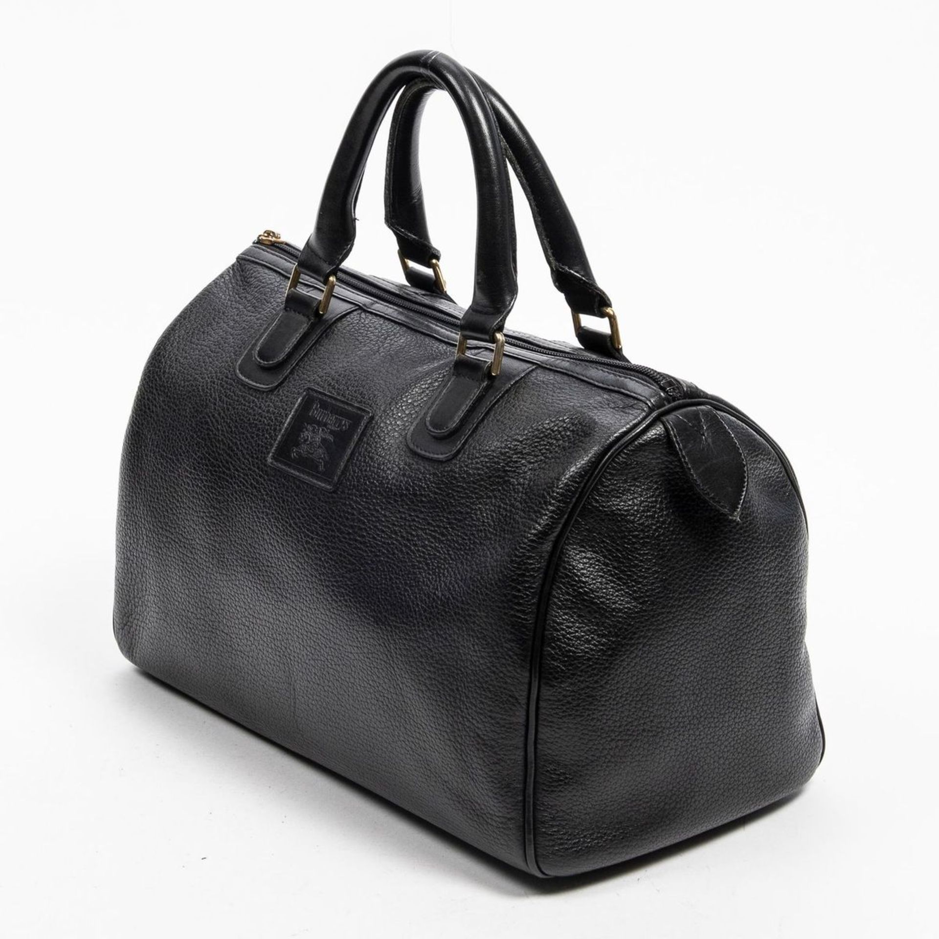RRP £840 Burberry Boston Bag Black Leather - AAQ5548 - Grade AB - Please Contact Us Directly For - Image 2 of 3