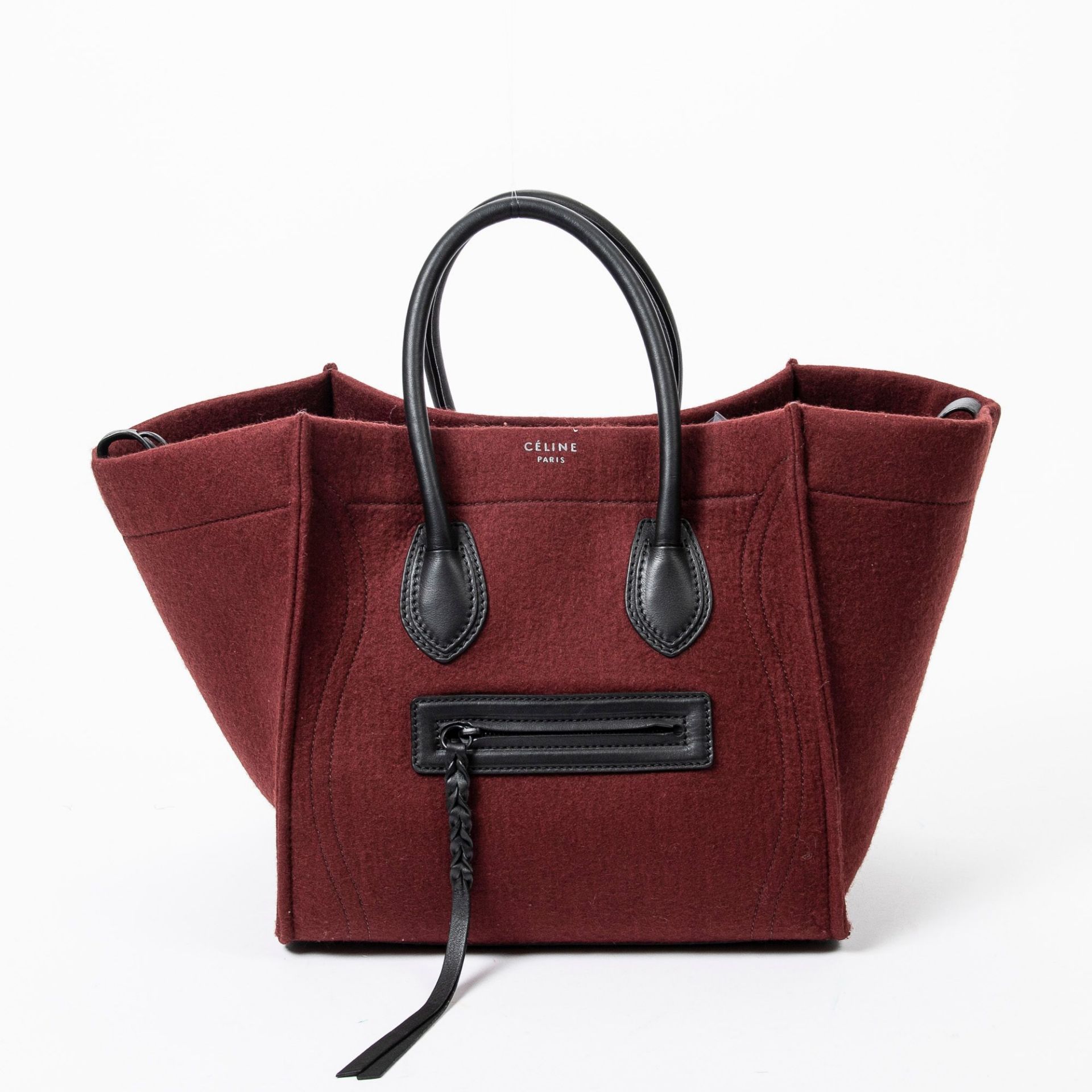 RRP £2500 Celine Phantom Luggage Handbag in Red and Black - AAN4455 - Grade A Please Contact Us