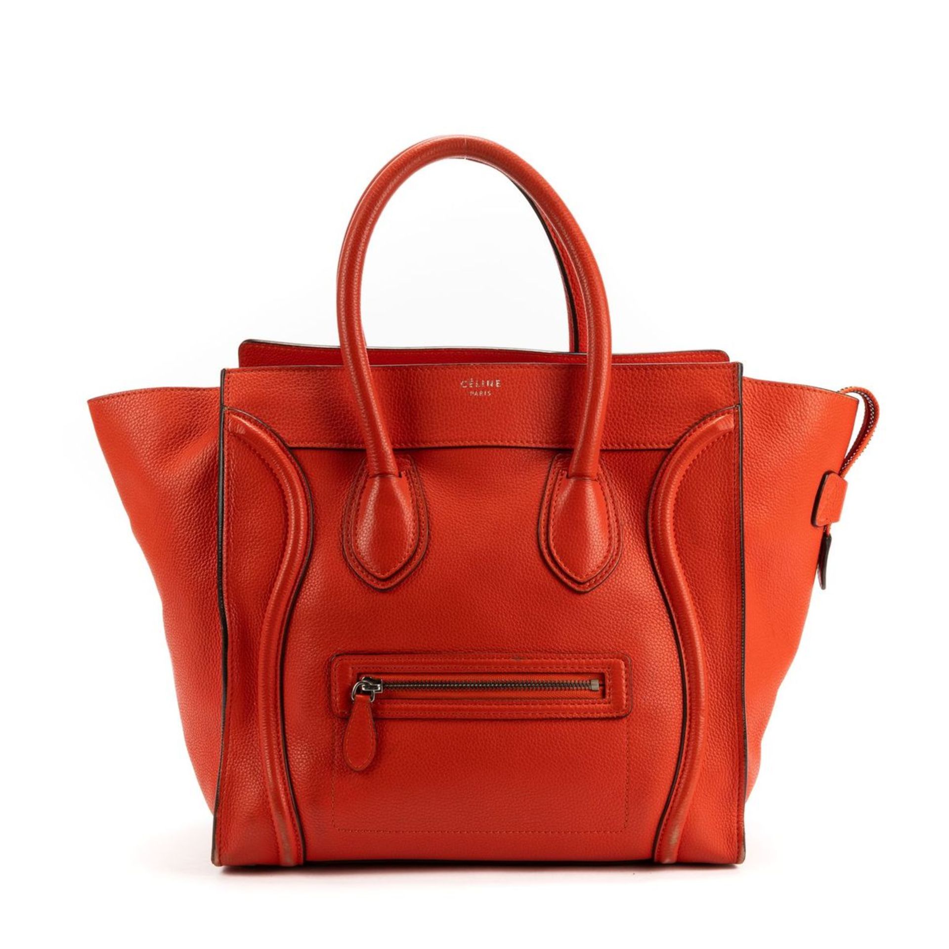 RRP £2300 Celine Luggage Tote Shoulder Bag in Coral - EAG3430 - Grade AB Please Contact Us - Image 2 of 4