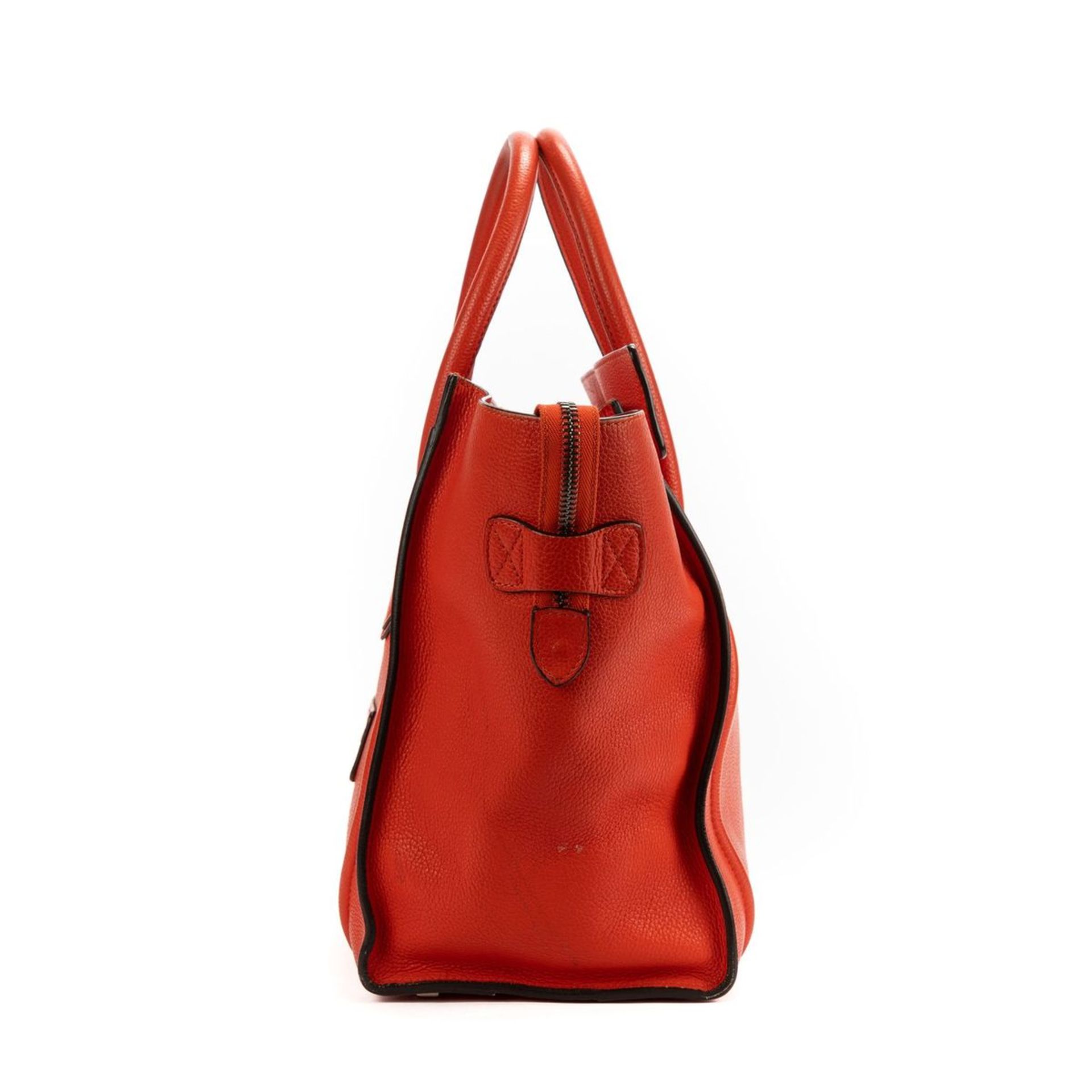 RRP £2300 Celine Luggage Tote Shoulder Bag in Coral - EAG3430 - Grade AB Please Contact Us - Image 4 of 4