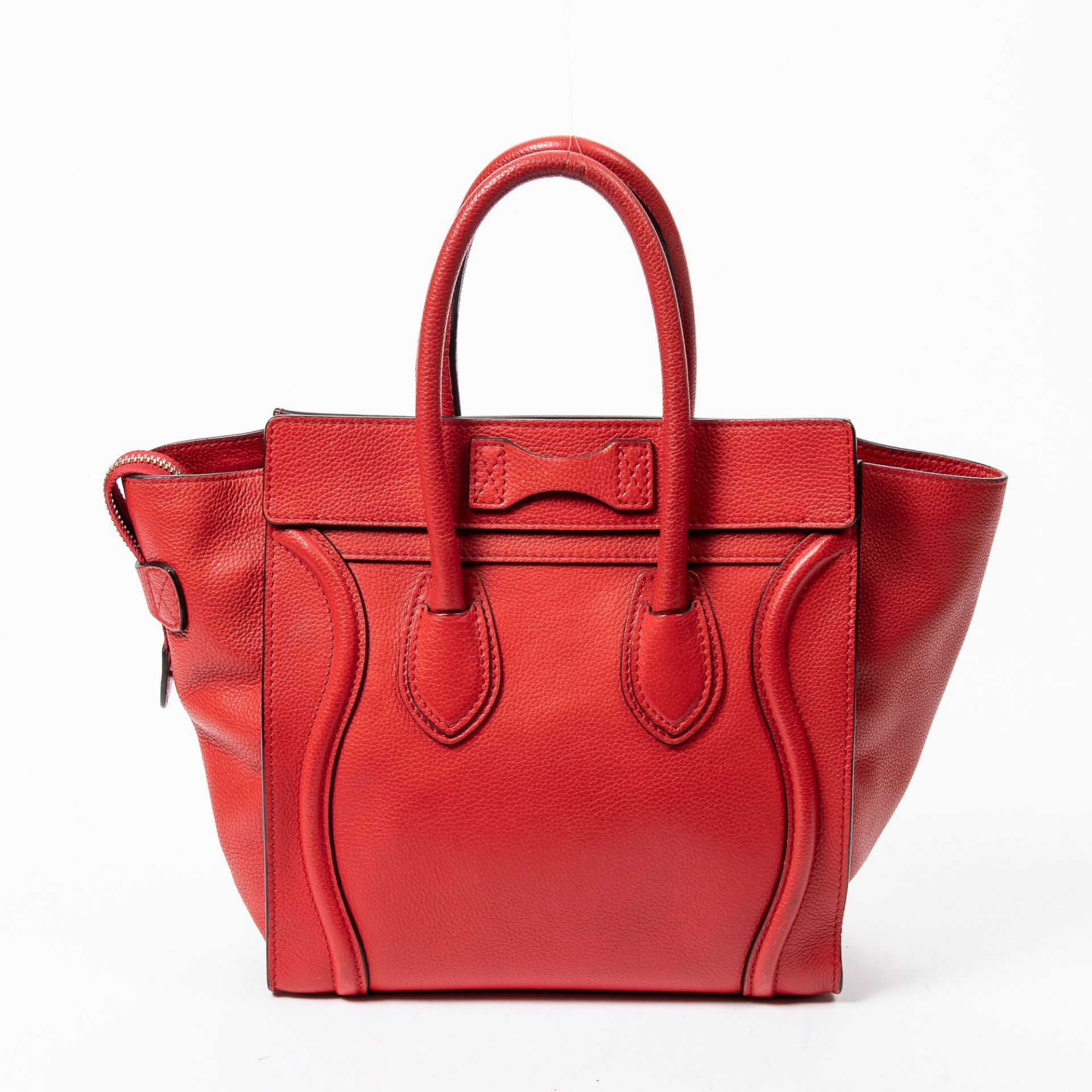 RRP £2615 Celine Luggage in Red Handbag - AAN4832 - Grade A Please Contact Us Directly For - Image 4 of 4