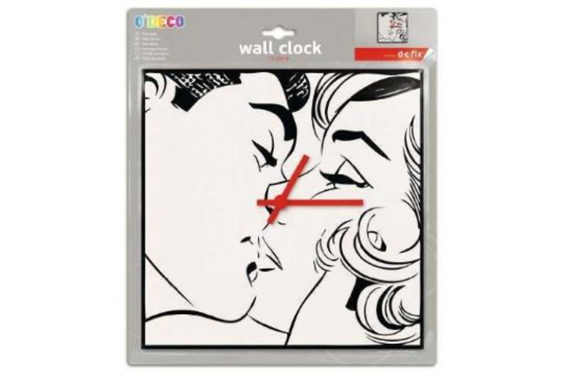 Combined RRP £2500 Pallet To Contain Bulk Lot Of 'Kiss' Wall Clocks - Image 3 of 3