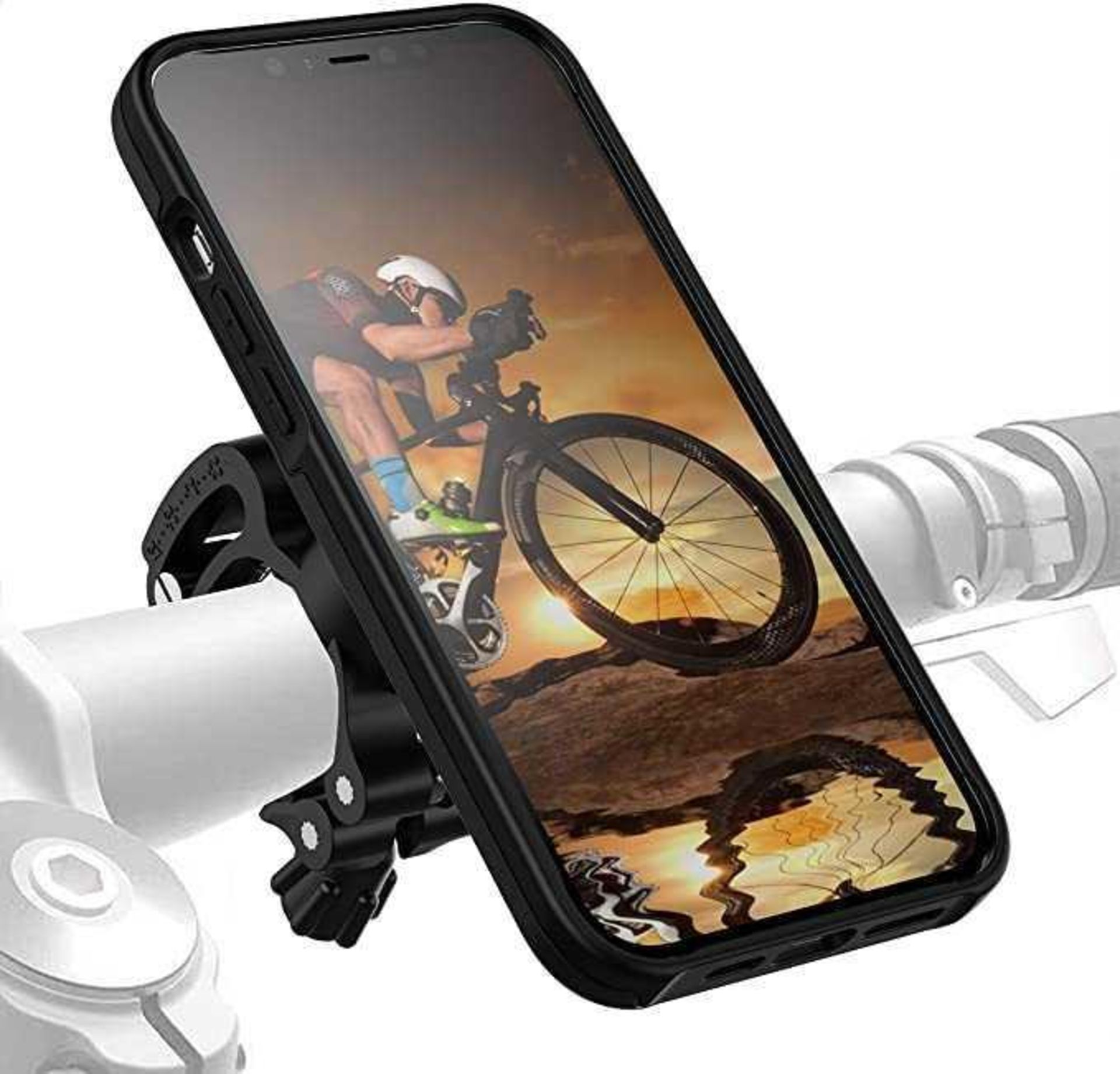 RRP £100 Lot To Contain 2 Boxed Assorted Quad Lock Iphone Bike Mounting Brackets
