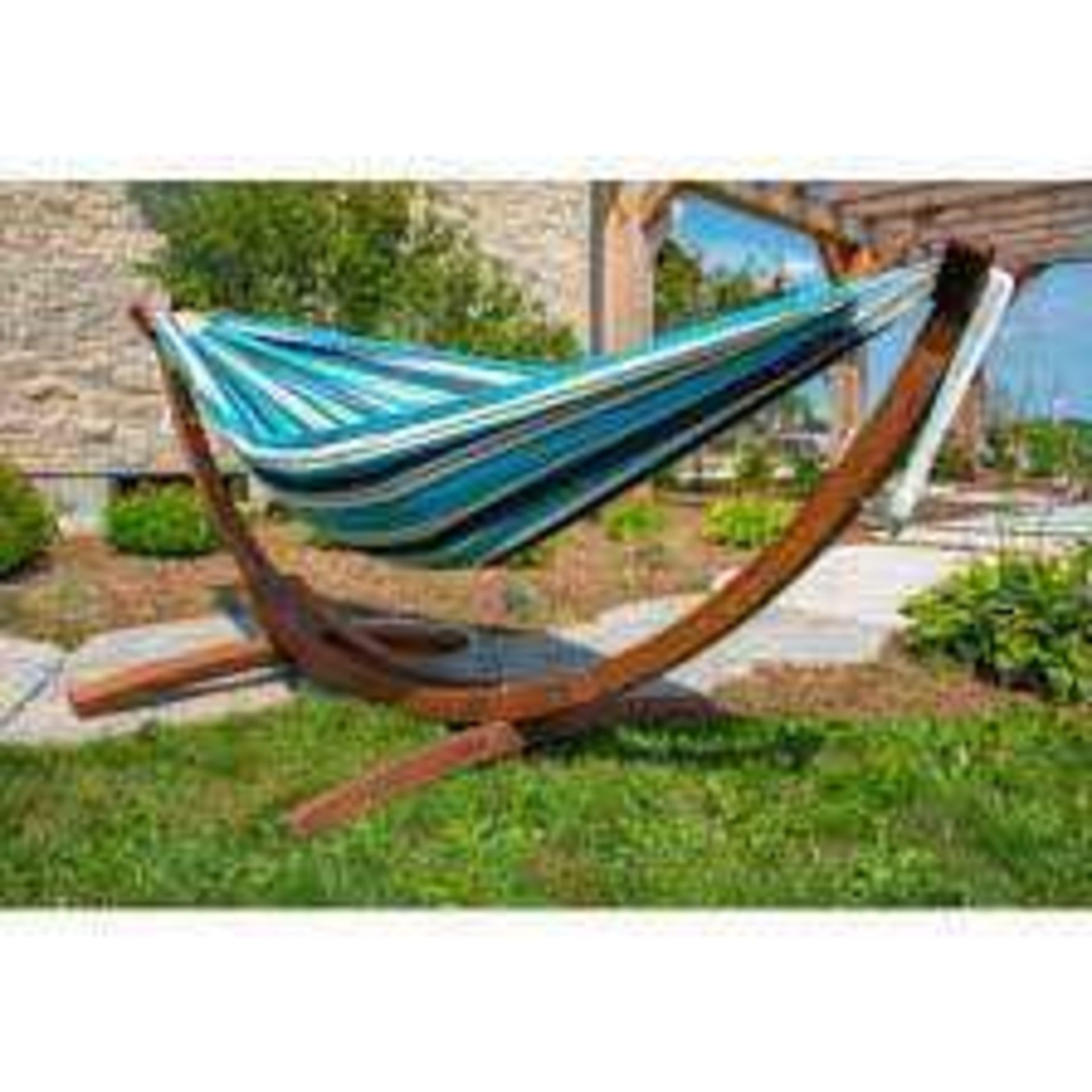 RRP £270 Boxed Rivere Natalia Double Hammock With Stand