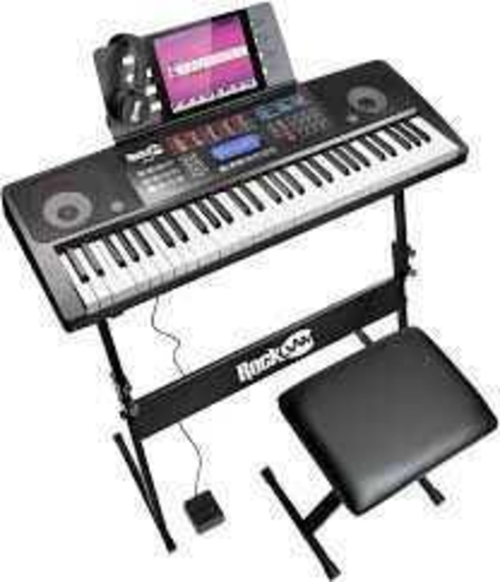 RRP £120 Boxed Rockjam Electronic Keyboard