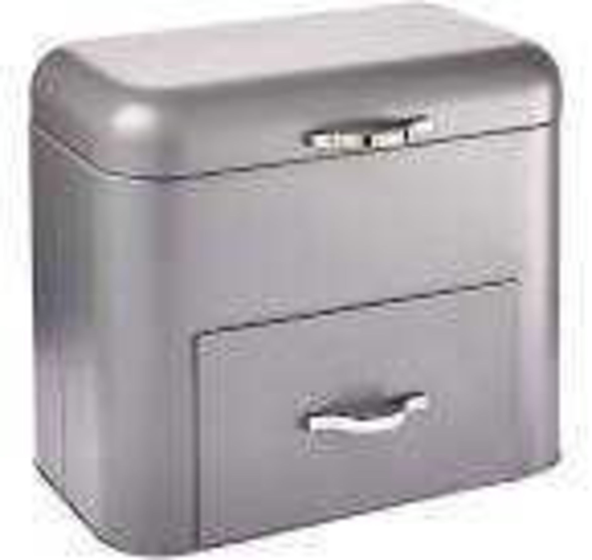 RRP £100 Lot To Contain 3 Boxed Assorted Kitchen Items To Include Grey Bread Bind With Butter Drawer