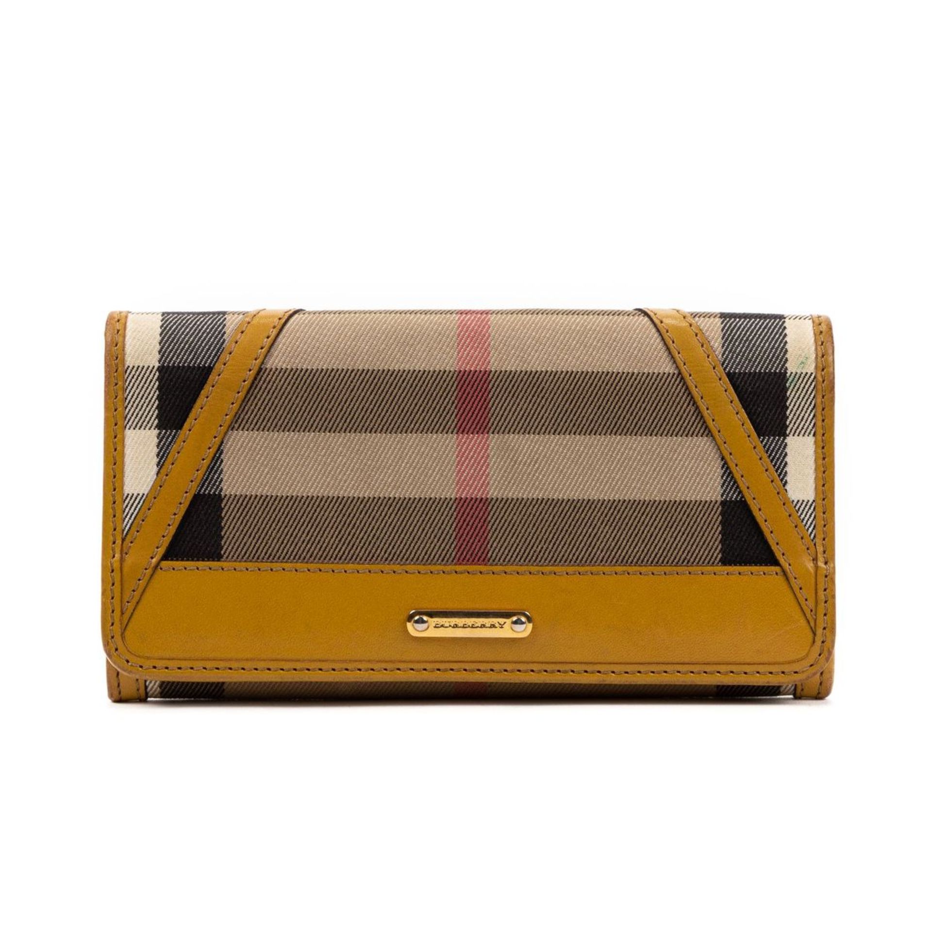 RRP £890 Burberry Flap Wallet in Yellow - EAG4261 - Grade AB Please Contact Us Directly For Shipping - Image 2 of 3