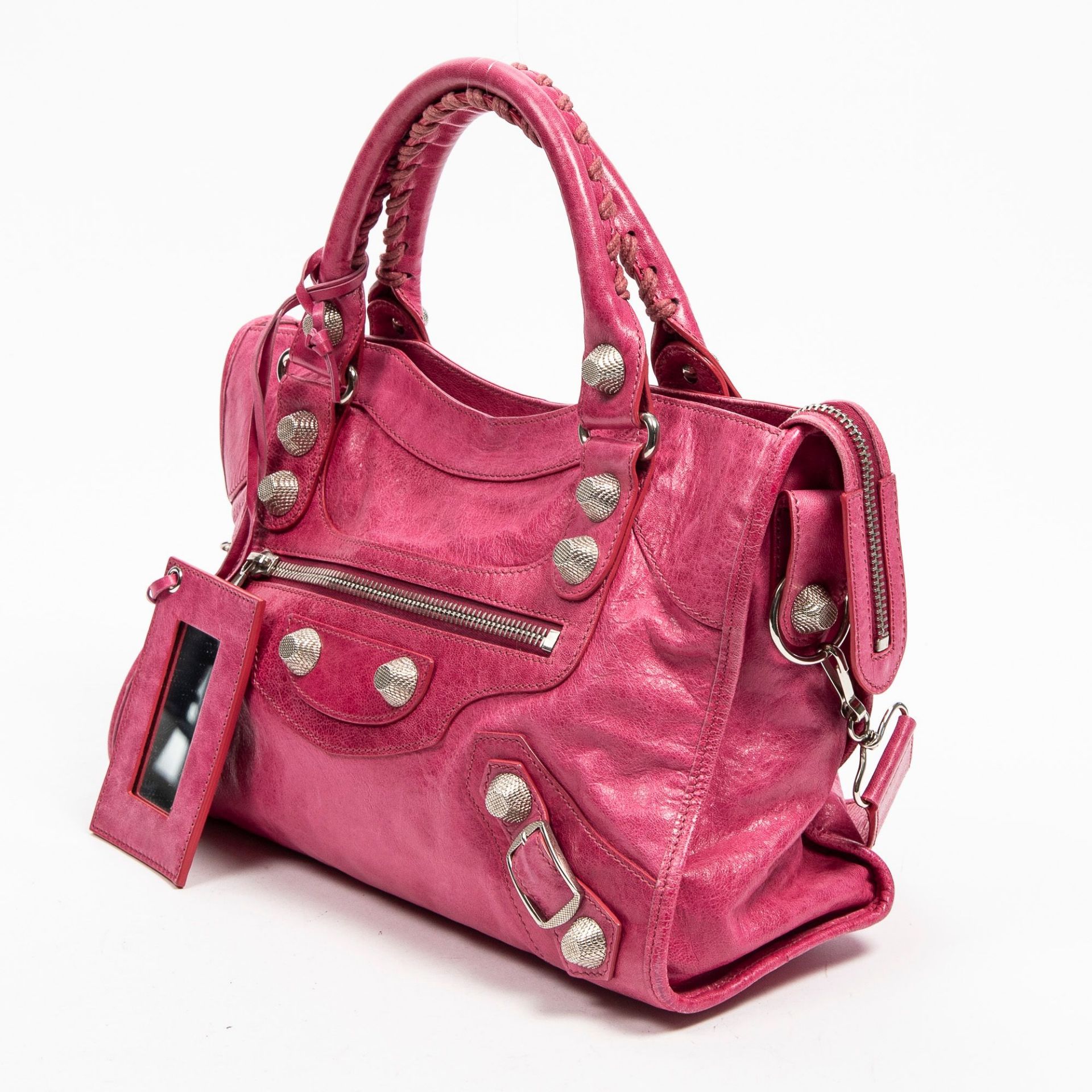 RRP £1670 Balenciaga Giant 12 City Fuchsia Shoulder Bag - AAQ6283 Grade A -Please Contact Us - Image 2 of 4