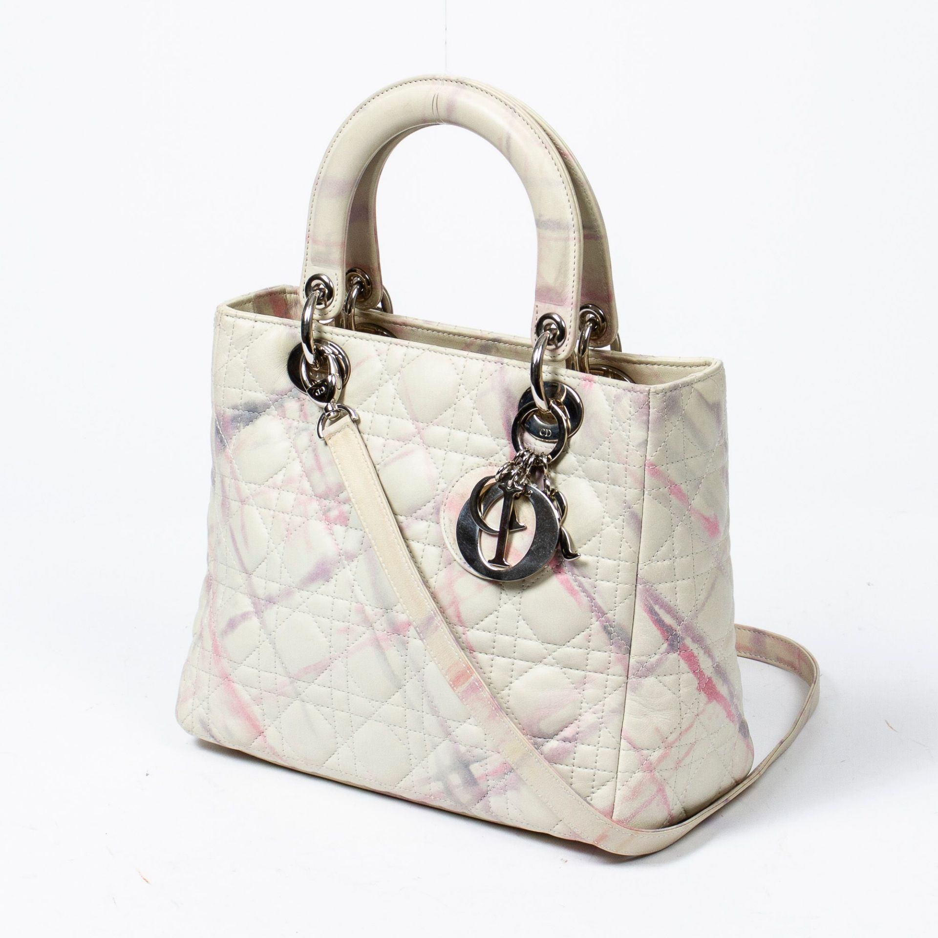 RRP £2500 Dior Special Edition Ivory/Magenta Shoulder Bag AAO7614 Grade AB (Please Contact Us Direct - Image 2 of 3