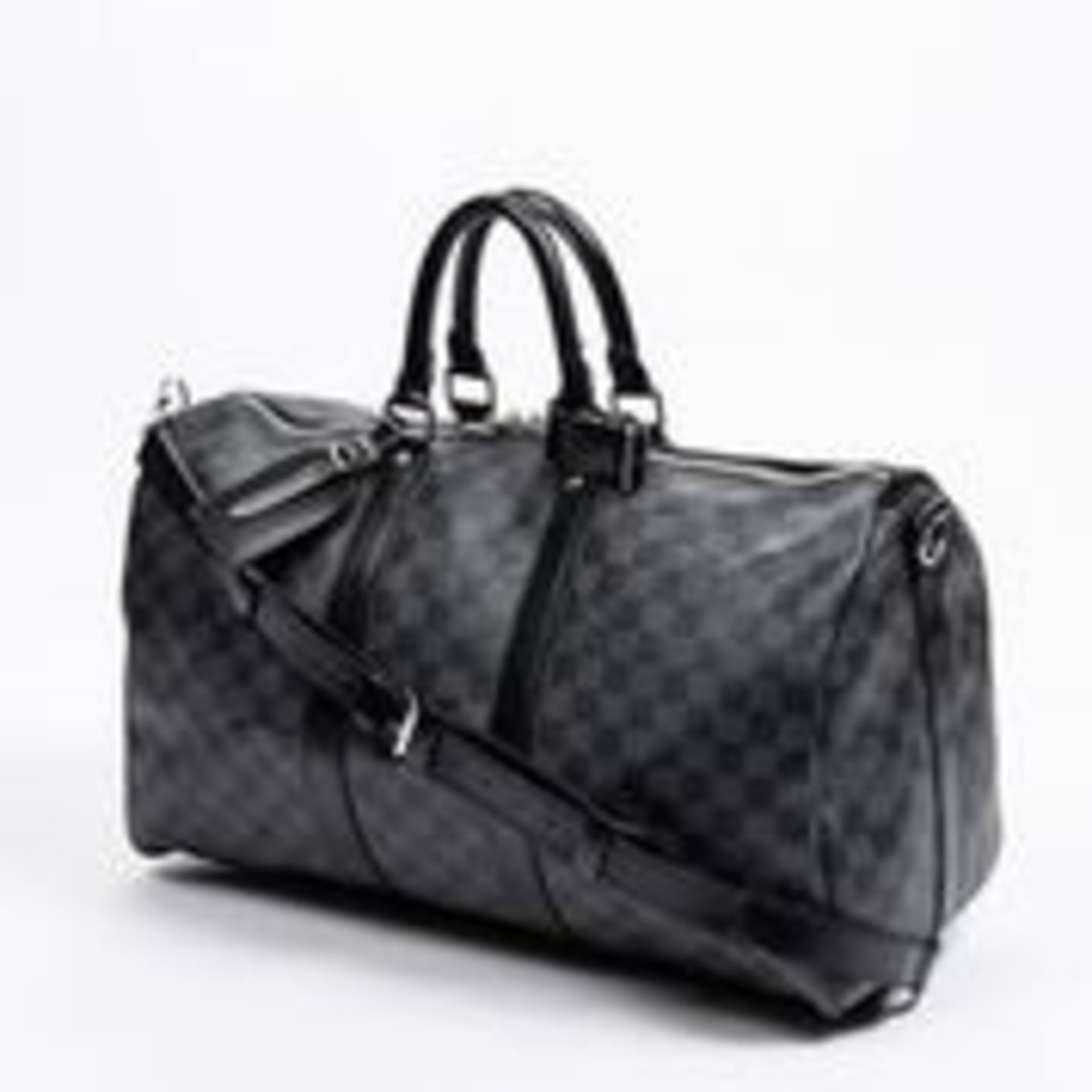 RRP £1600 Louis Vuitton Keepall Bandouliere Travel Bag in Black - AAQ0214 - Grade A Please Contact - Image 2 of 4
