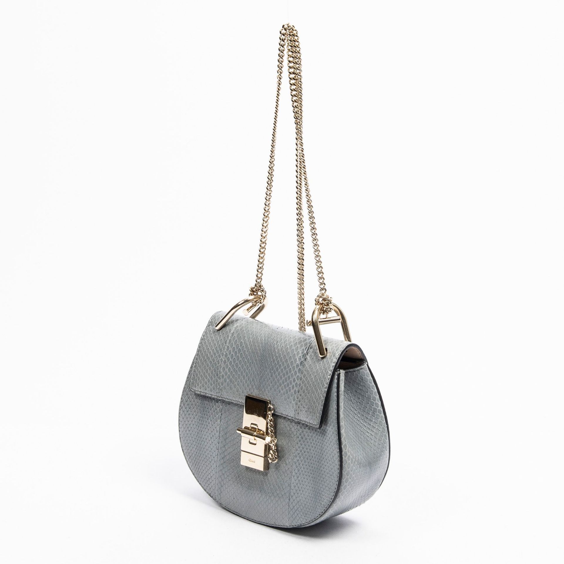 RRP £1590 Chloe Mini Drew Grey Shoulder Bag AAQ0329 Grade A (Please Contact Us Direct For - Image 2 of 4