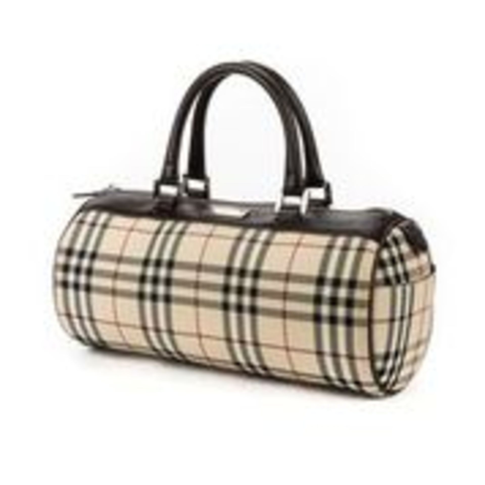RRP £890 Burberry Roll Hand Bag in Beige AAP2460 - Grade AA Please Contact Us Directly For