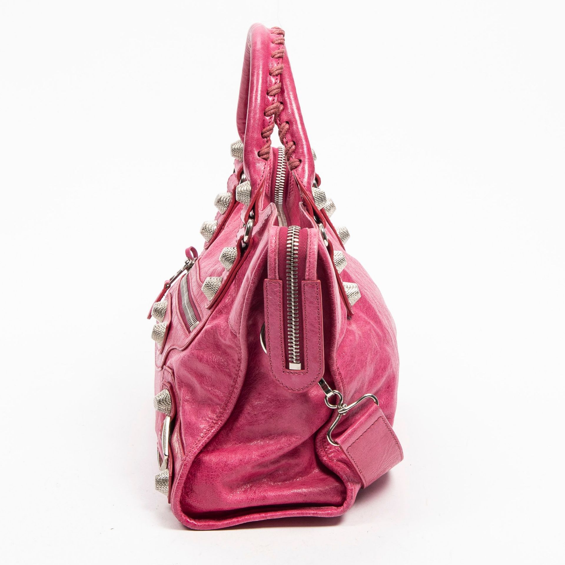 RRP £1670 Balenciaga Giant 12 City Fuchsia Shoulder Bag - AAQ6283 Grade A -Please Contact Us - Image 3 of 4