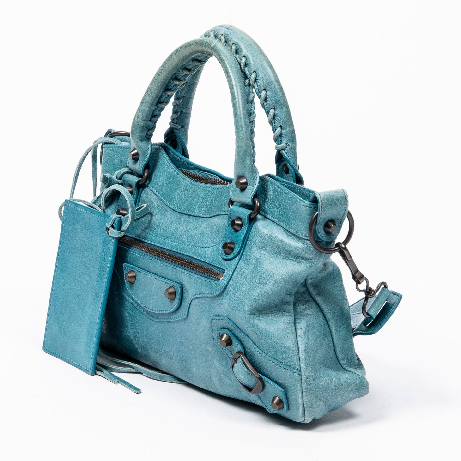 RRP £1560 Balenciaga Arena First Blue Shoulder Bag AAP8613 Grade A - ﻿Please Contact Us Directly For - Image 2 of 3