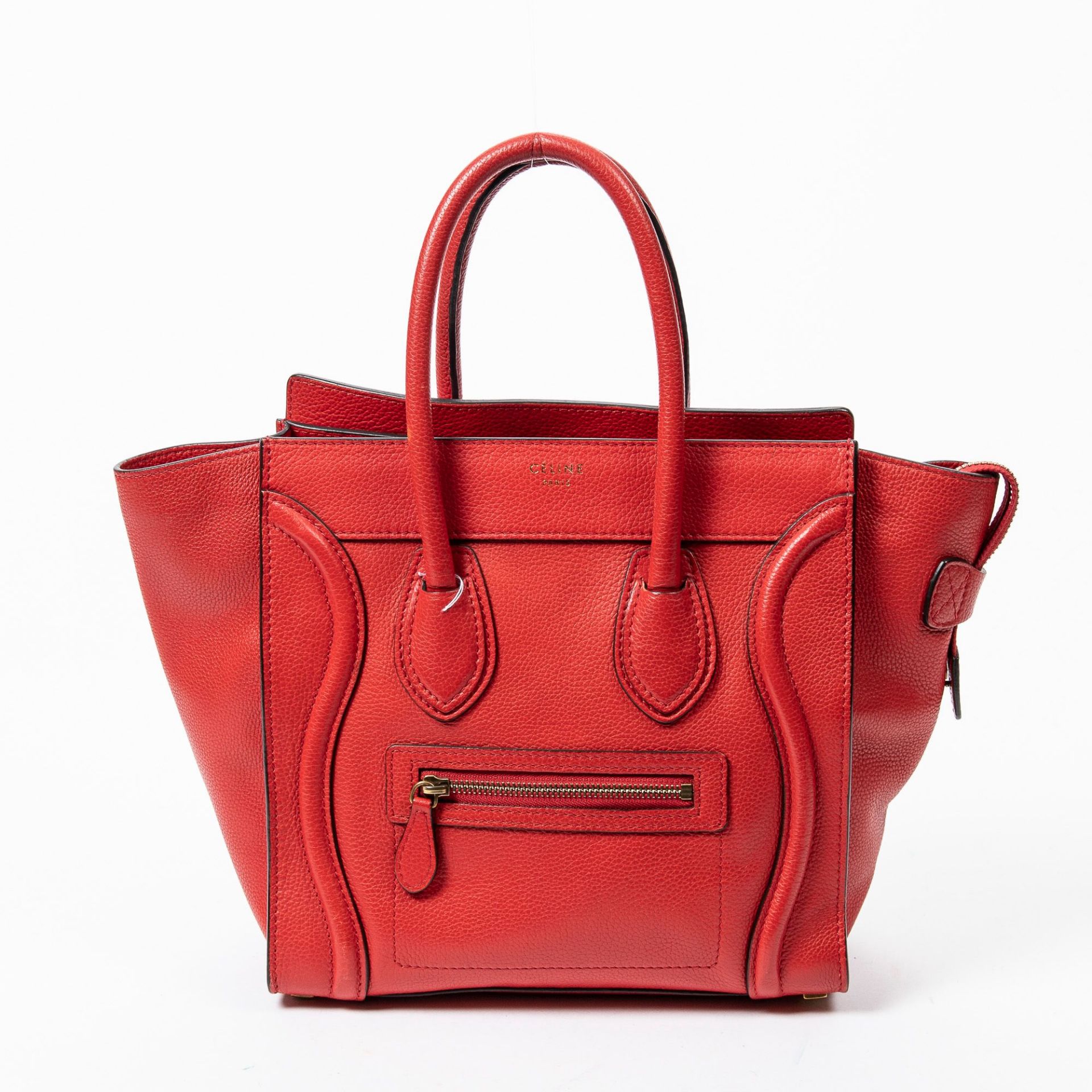 RRP £2615 Celine Luggage in Red Handbag - AAN4832 - Grade A Please Contact Us Directly For