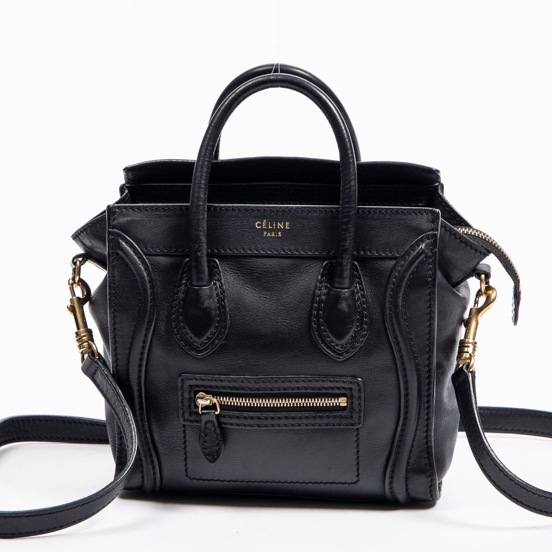 RRP £2500 Celine Nano Luggage Shoulder Bag in Black - AAQ0930 - Grade A Please Contact Us Directly