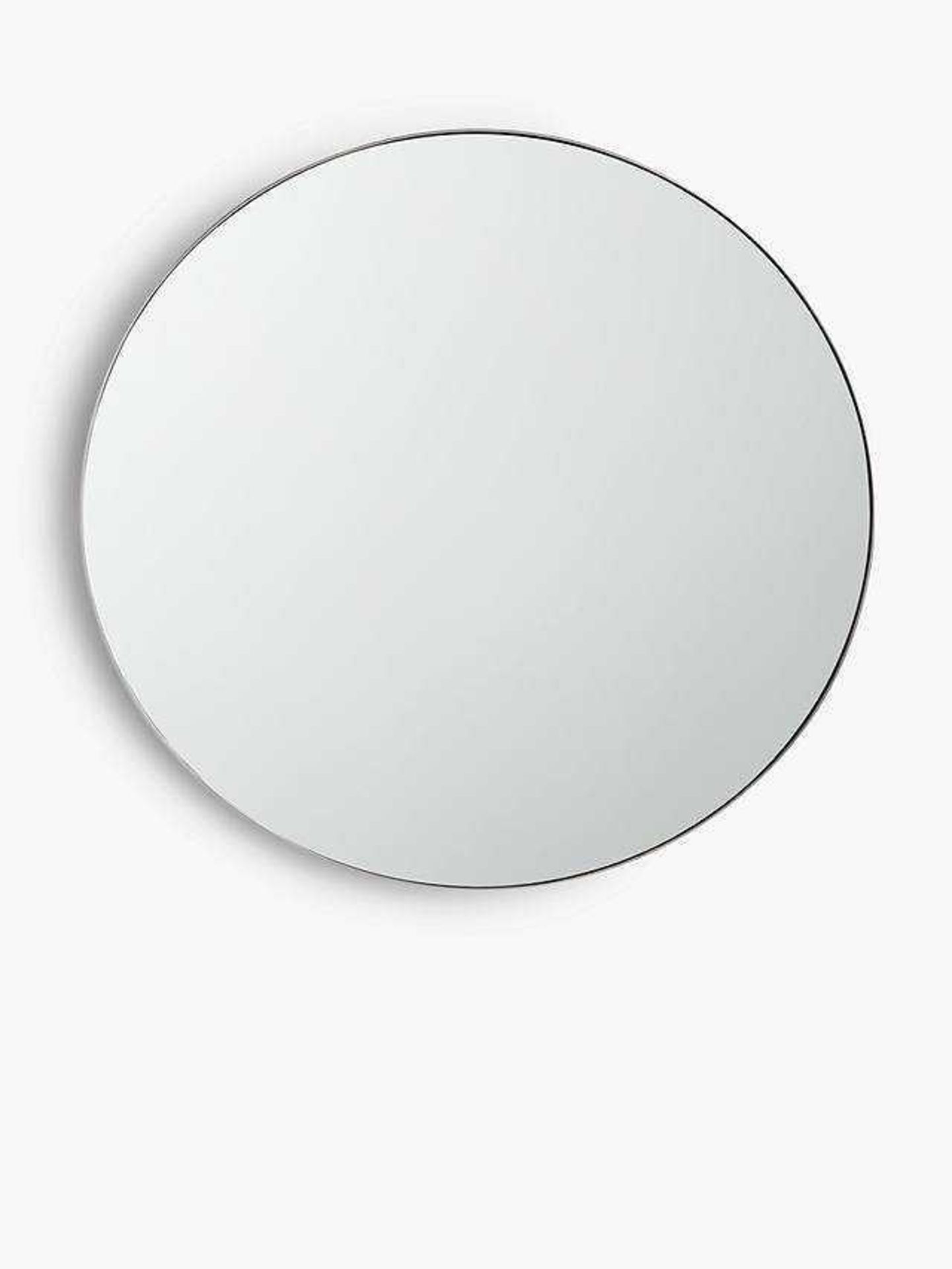 RRP £150 Boxed John Lewis And Partners Metal Round Frame Wall Hanging Mirror