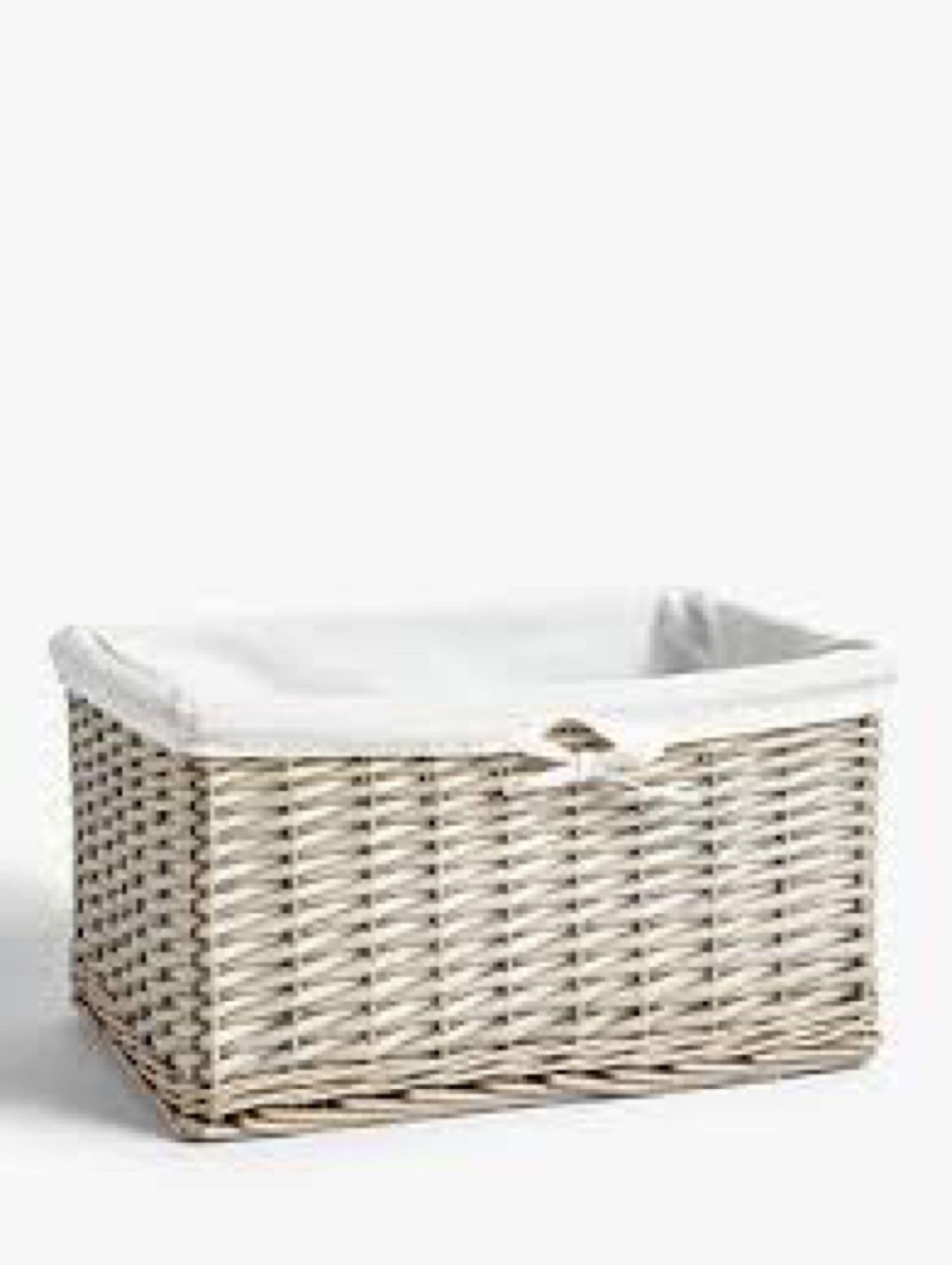 RRP £120 Combined Lot To Contain 3X Assorted Sizes John Lewis Wicker Storage Baskets And 1X Bagged J - Image 2 of 4