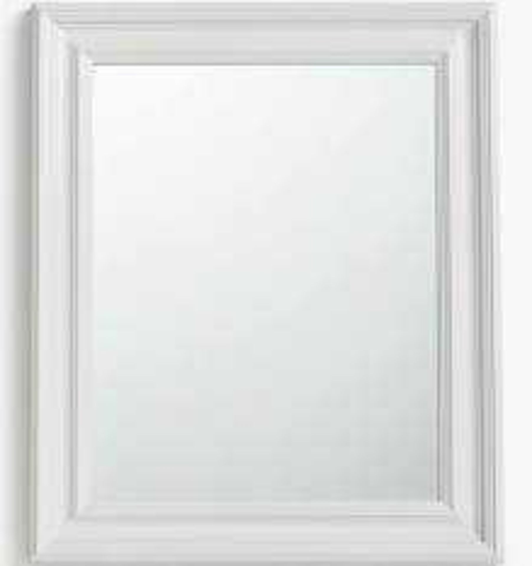 RRP £80 Boxed Rectangular White John Lewis Mirror