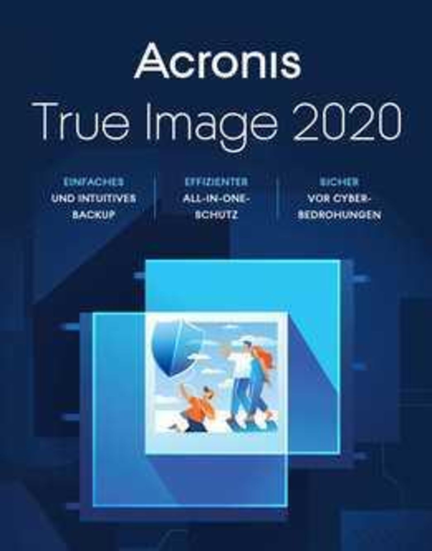 RRP £140 Lot To Contain 4 Boxed Brand New And Sealed Acronis True Image 2020 Backup And Cyber Protec