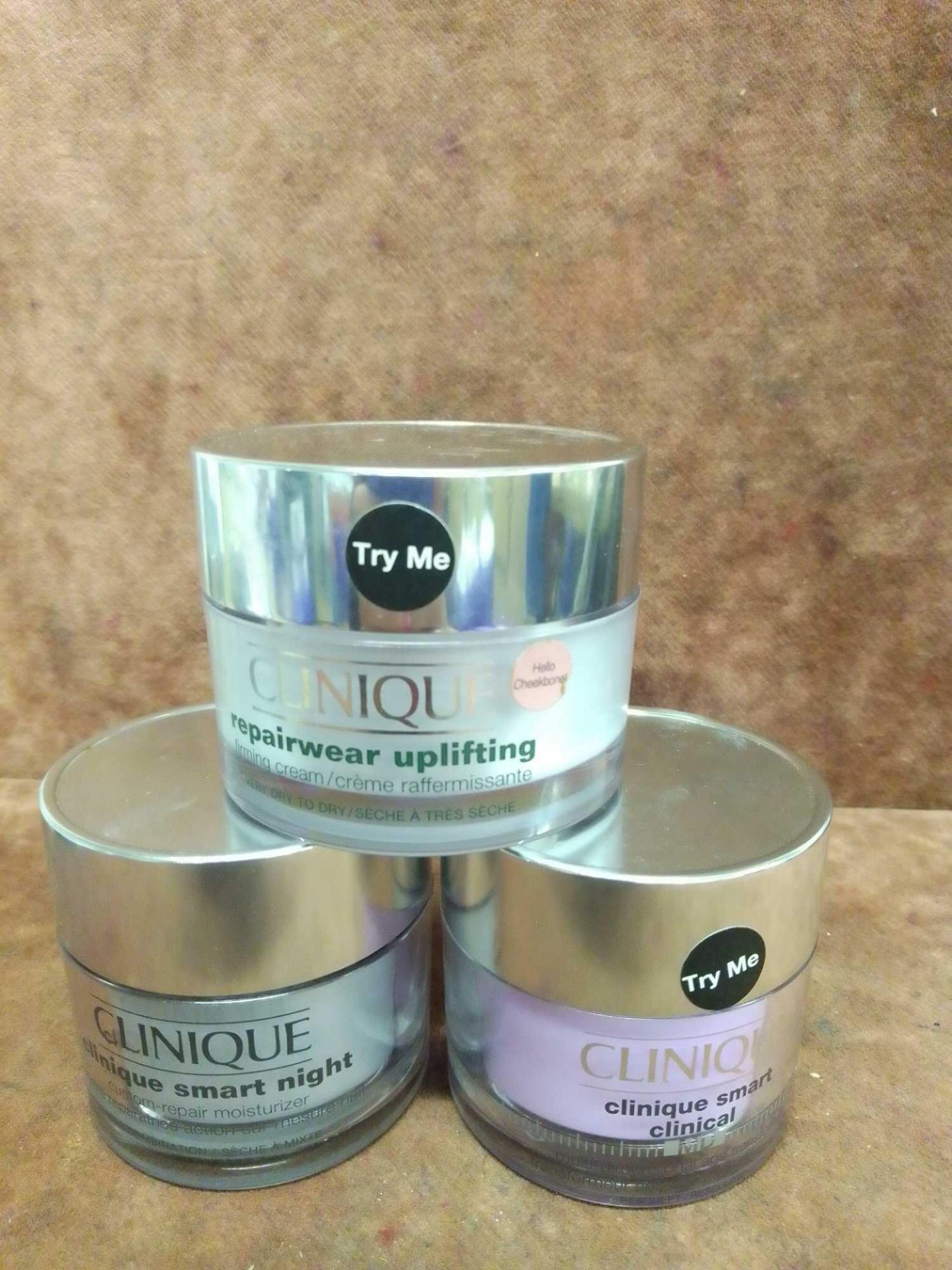 (Jb) RRP £190 Lot To Contain 3 Testers Of Assorted Premium Clinique Products To Include 50Ml Repair