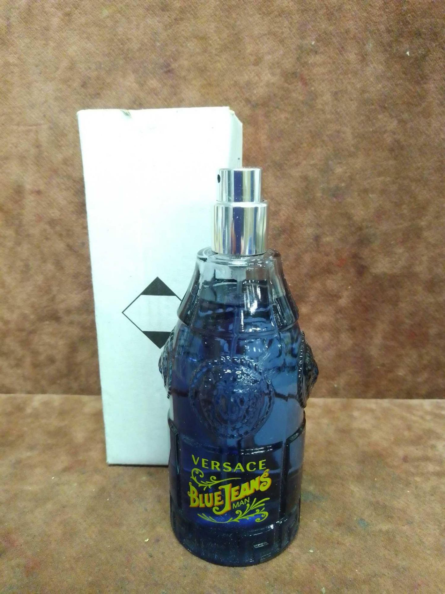 (Jb) RRP £50 Unboxed 75Ml Tester Bottle Of Versace Blue Jeans Eau De Toilette Spray Ex-Display