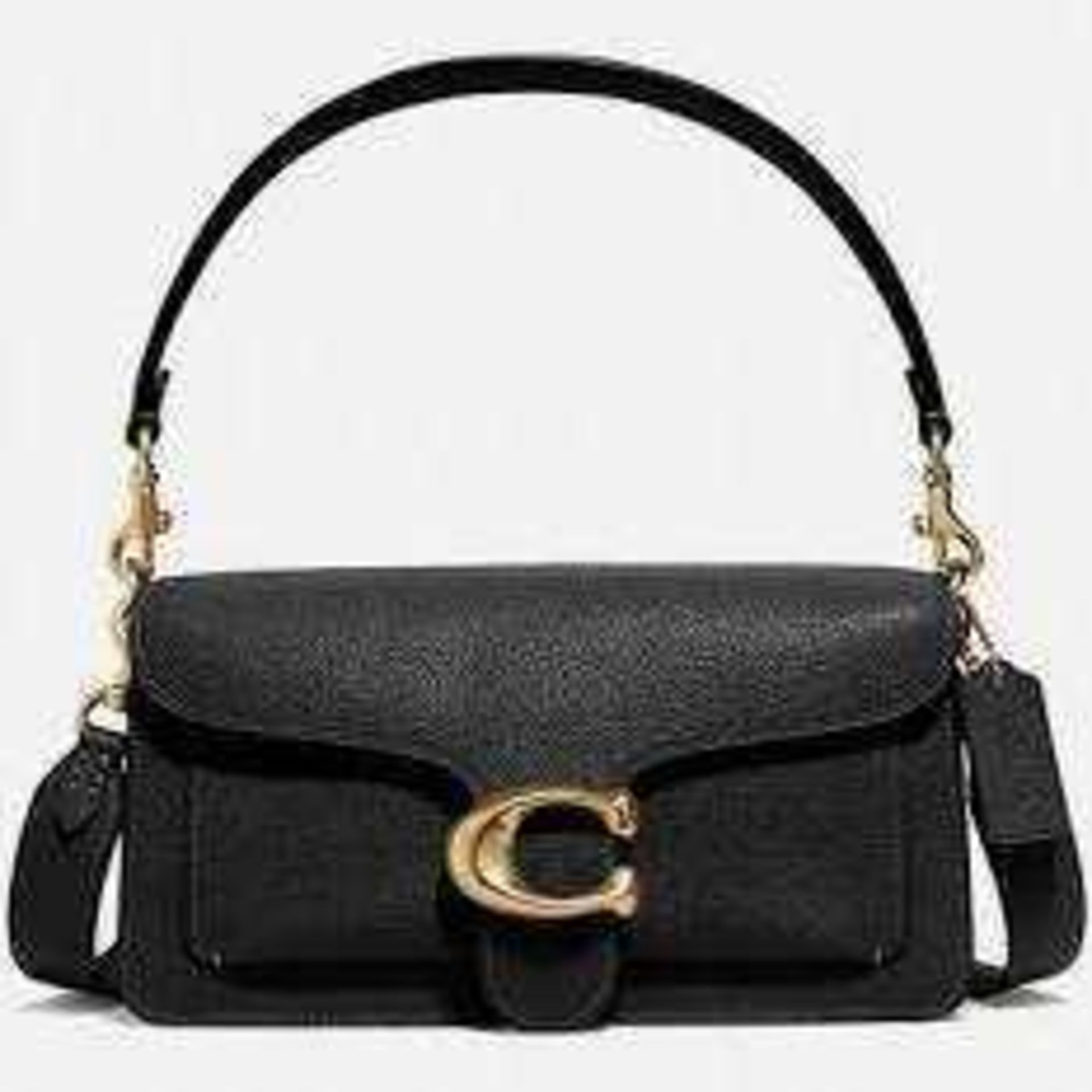 RRP £400 Coach Tabby Pebbled-Leather Shoulder Bag