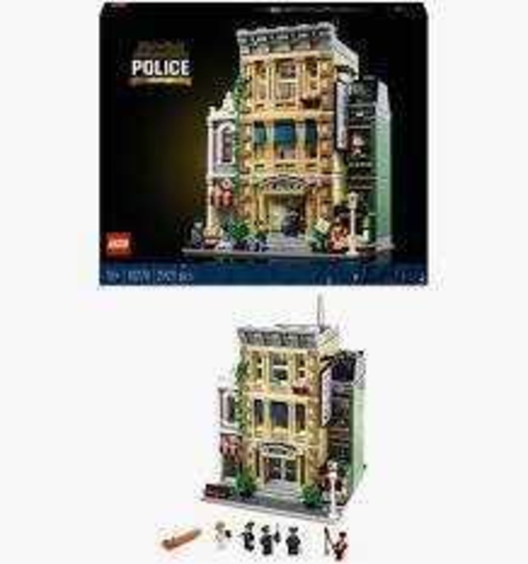 RRP £170 Boxed Lego Creator Modular Buildings Collection Police Station Building Set